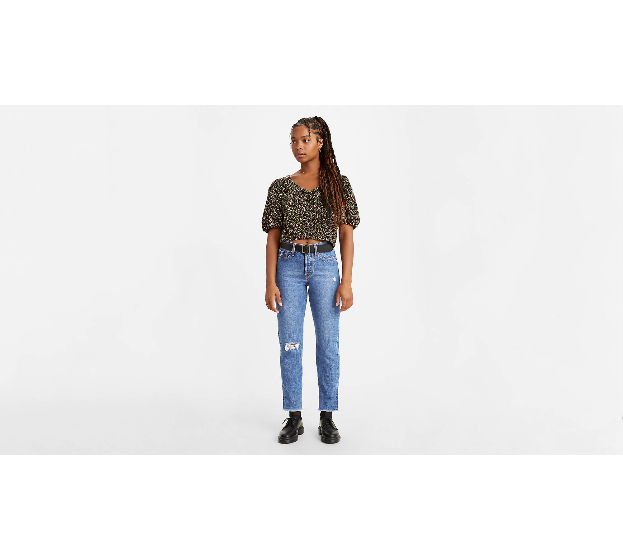 Wedgie Icon Fit Ankle Women's Jeans - Medium Wash