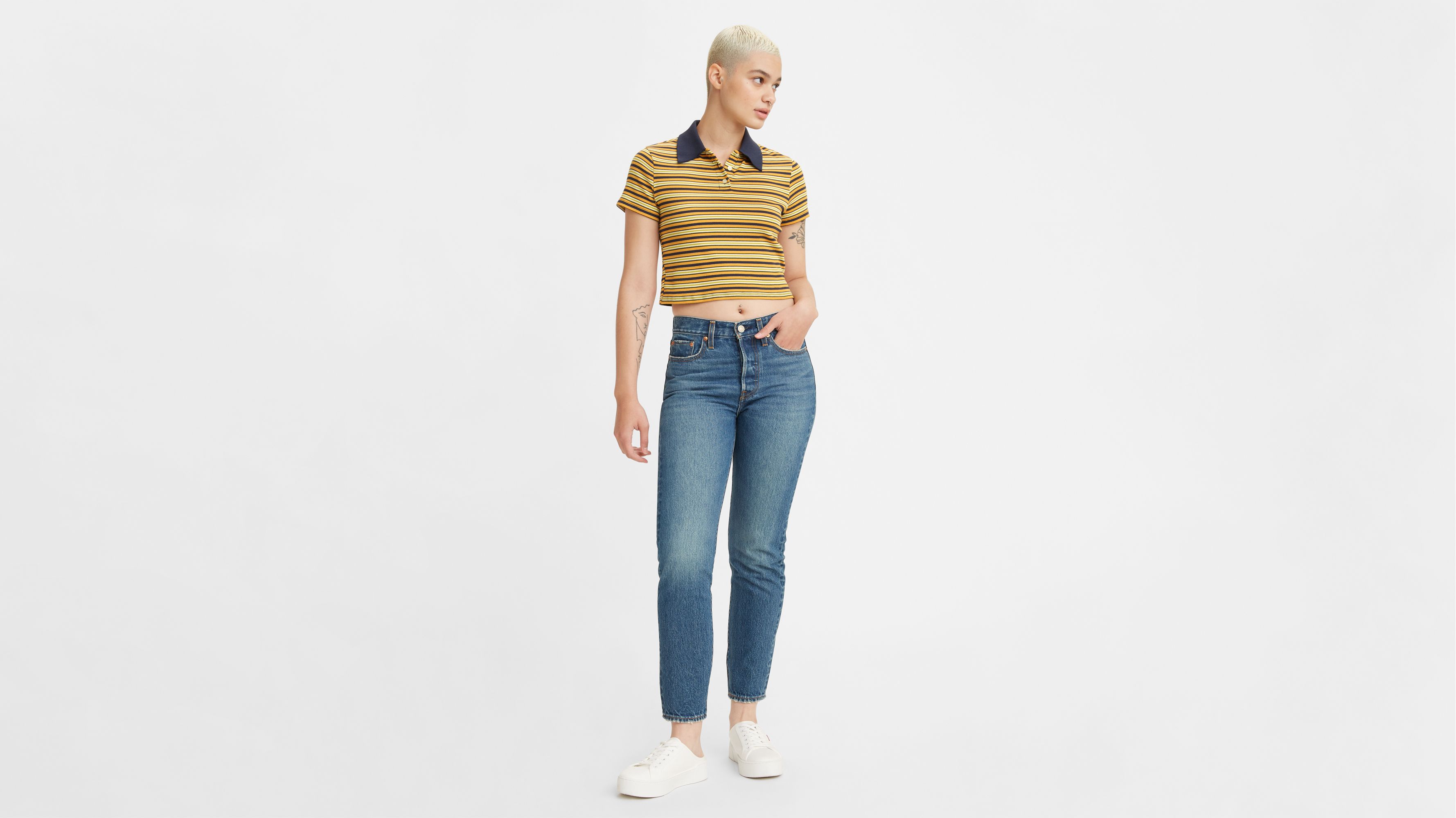 levi's blue spice wedgie skinny jeans