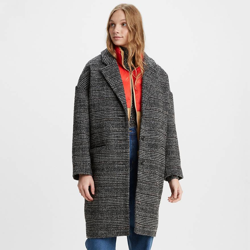 Wool Cocoon Coat 1