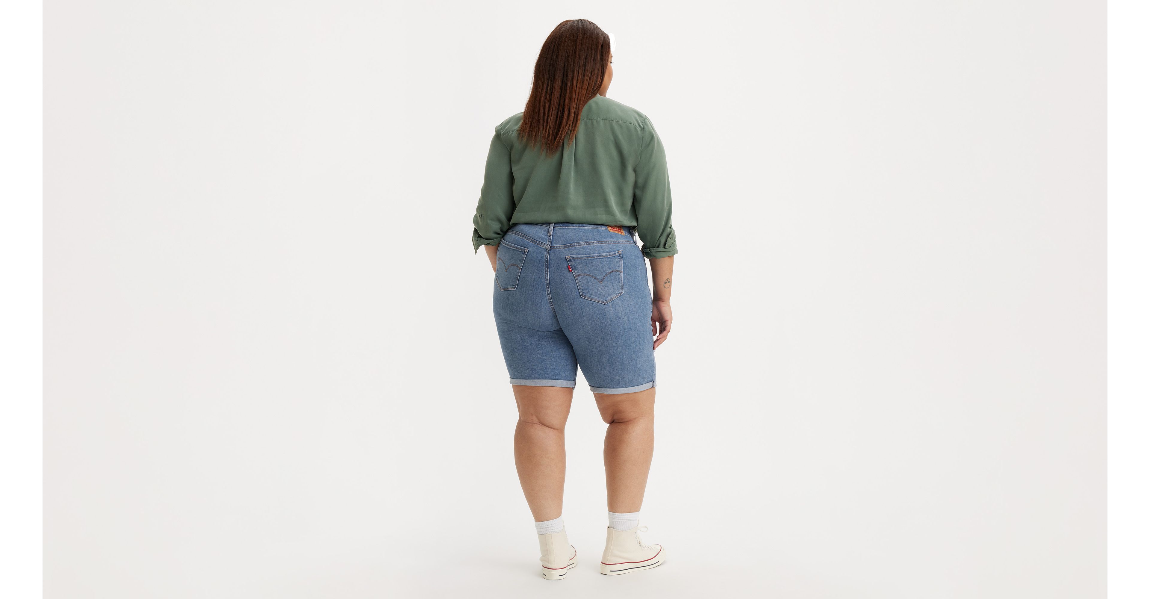 Classic Bermuda Women's Shorts (Plus Size)