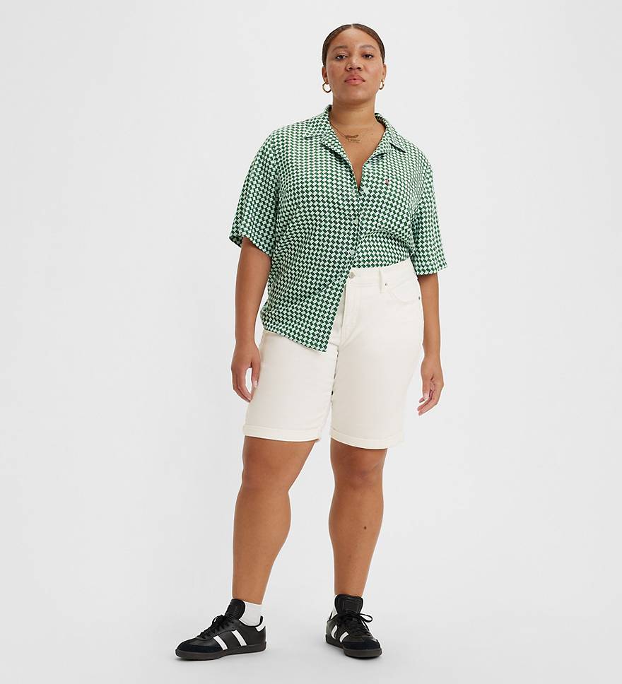 Classic Bermuda Women's Shorts (plus Size) - White | Levi's® US
