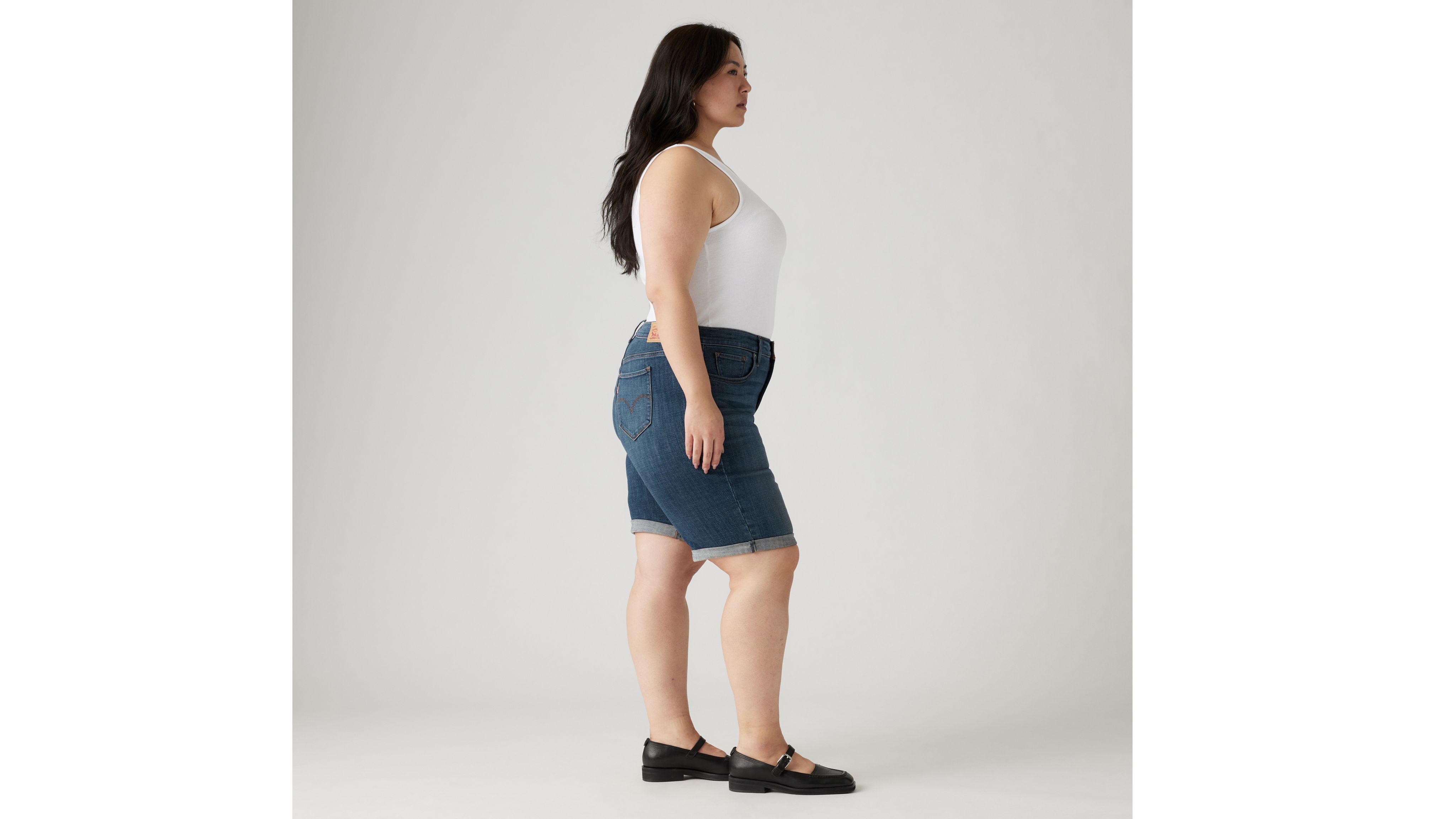 Classic Bermuda Women's Shorts (Plus Size) 2