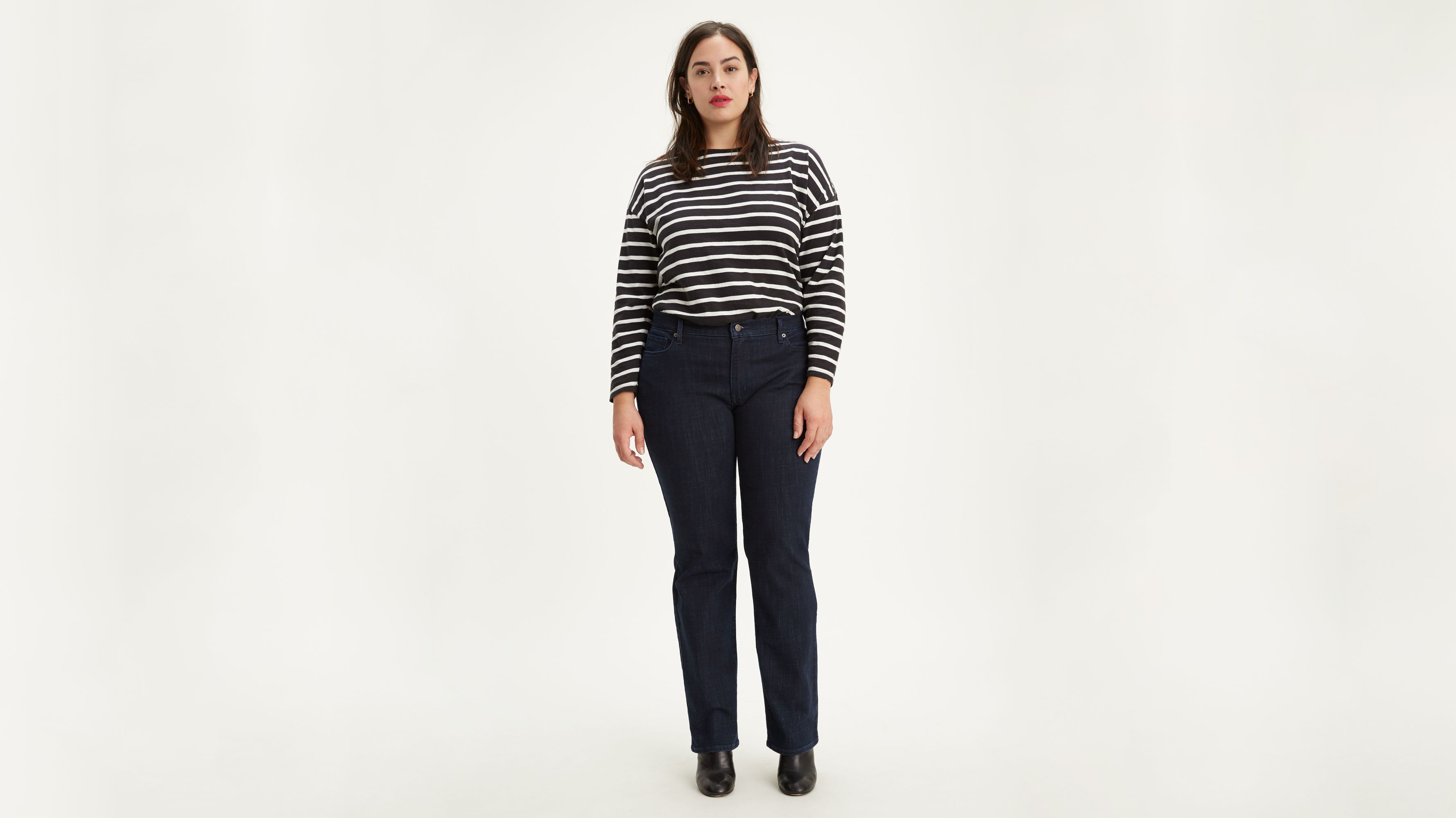 levi's 414 relaxed straight jeans plus