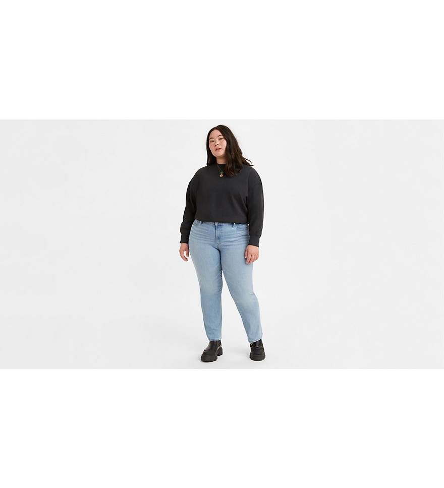 Levi's Women's Plus Size 414 Relaxed Straight Fit Jeans