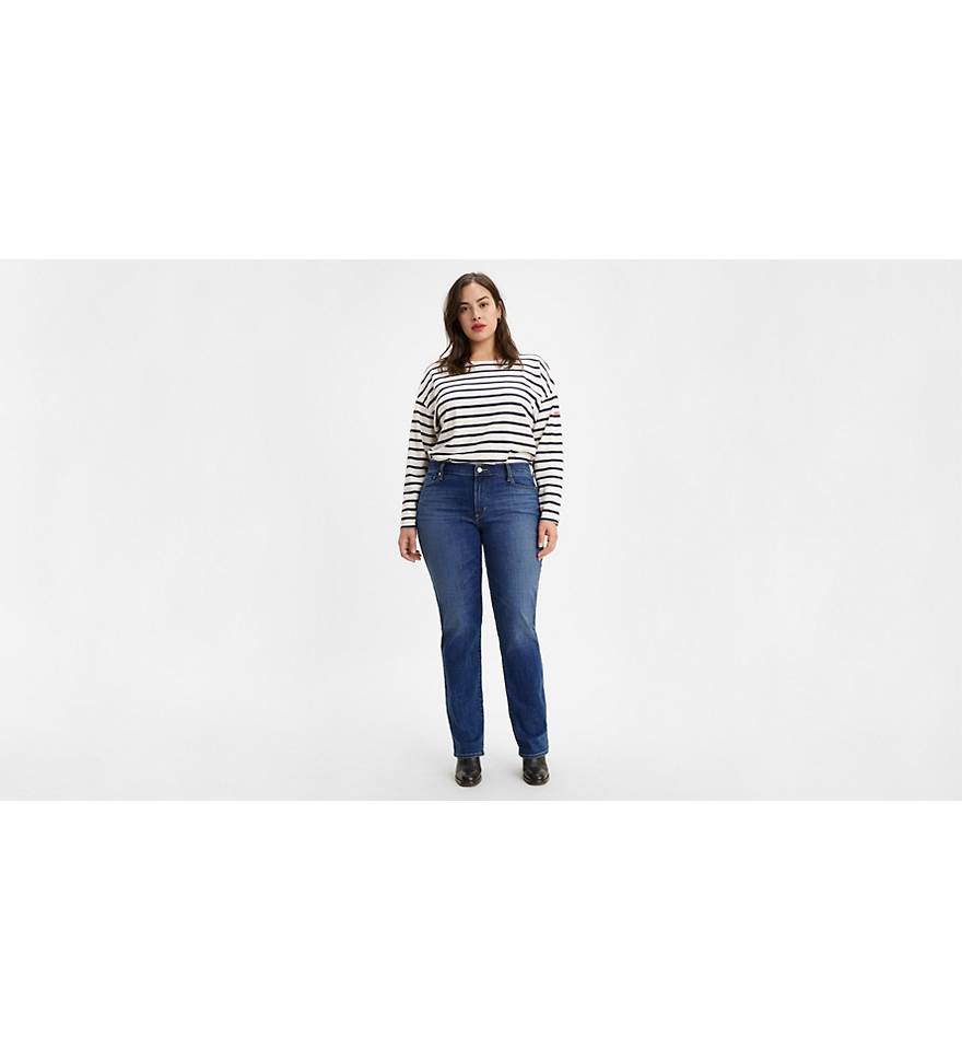 Classic Straight Women's Jeans (plus Size) - Dark Wash | Levi's® US