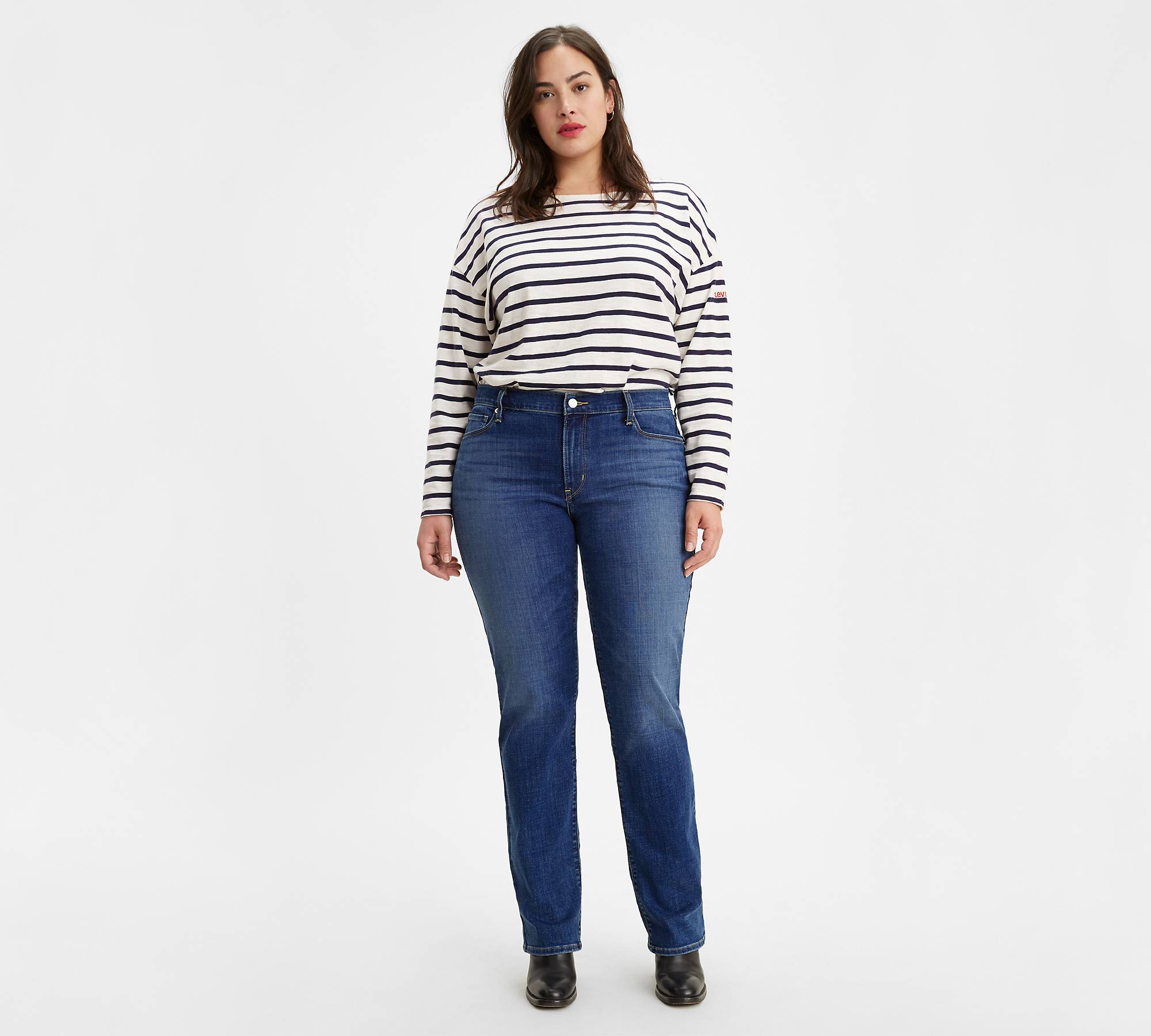 Amorous Konsekvenser twinkle Classic Straight Women's Jeans (plus Size) - Dark Wash | Levi's® US
