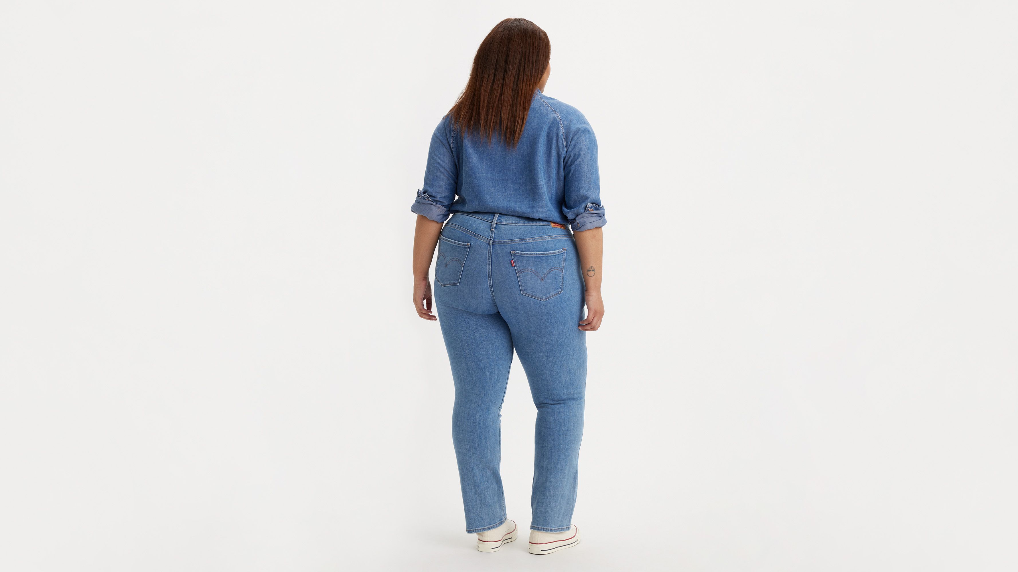 Levi's Women's Plus Size 414 Relaxed Straight Fit Jeans