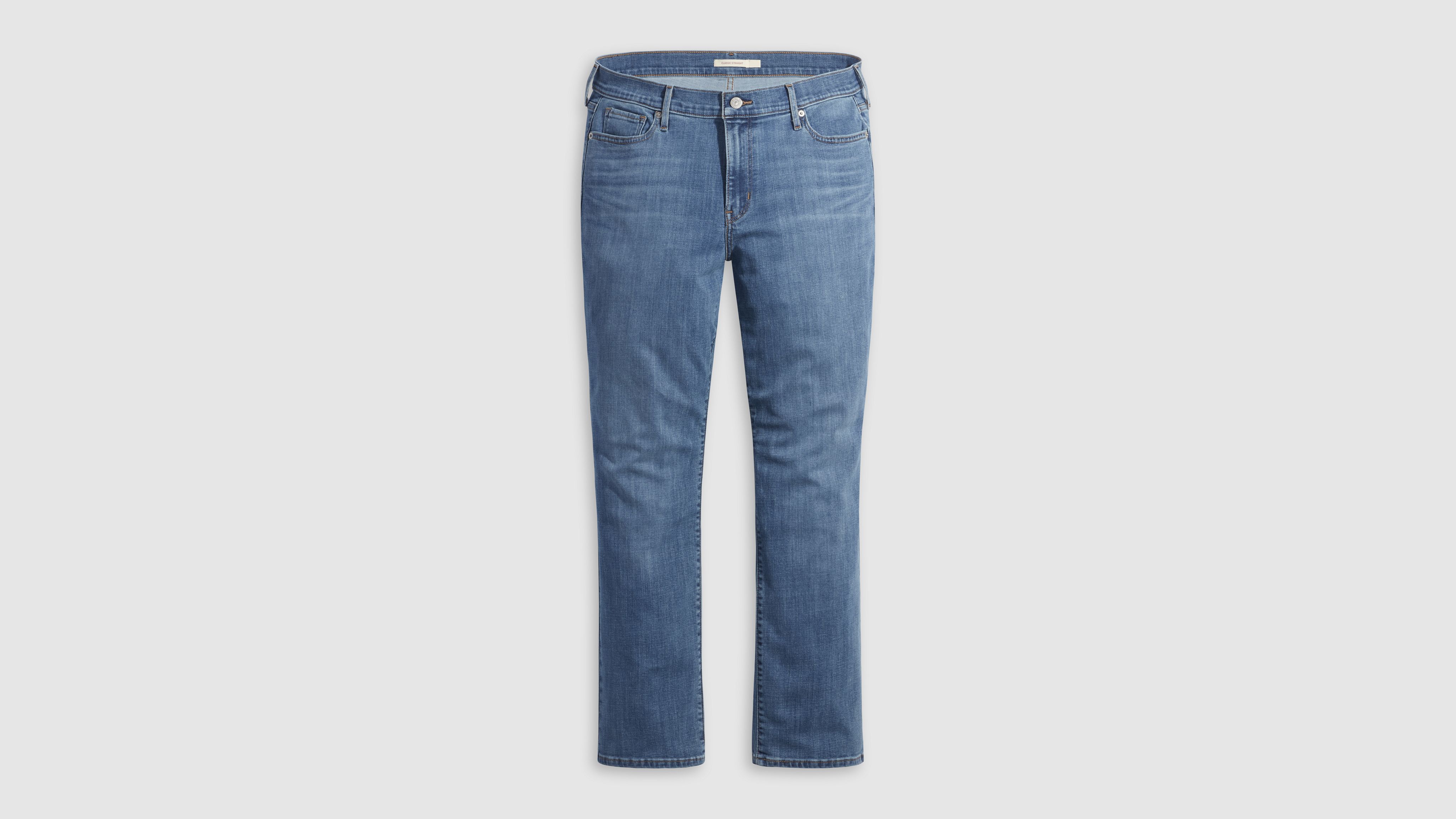 Levi's Classic Straight Women's Jeans (plus Size) 24m In Lapis