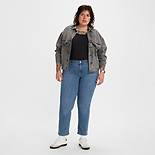 Classic Straight Women's Jeans (Plus Size) 1