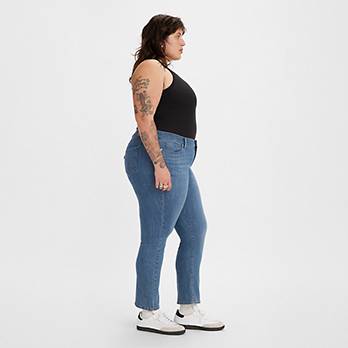Classic Straight Women's Jeans (Plus Size) 2
