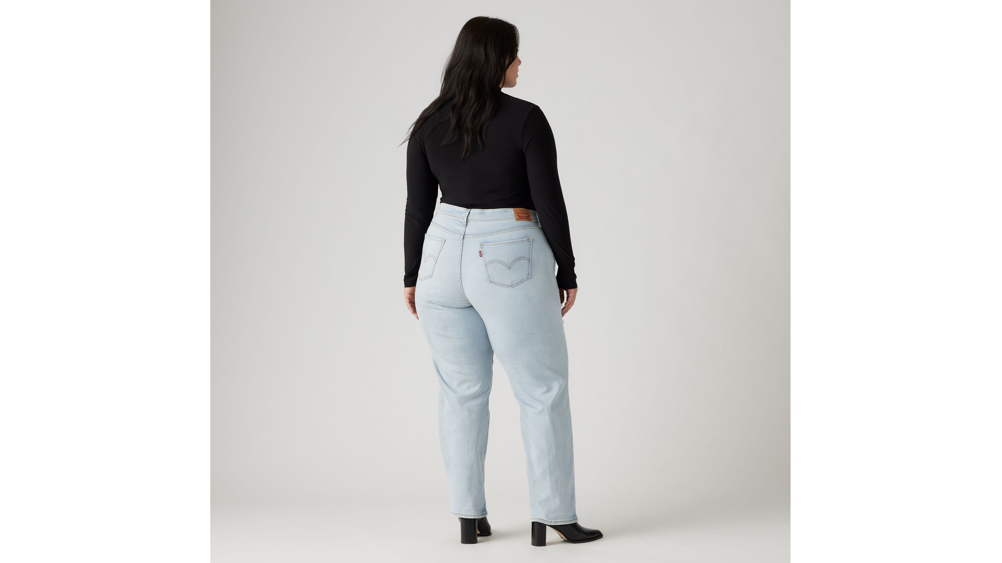 Classic Straight Women's Jeans (Plus Size) 3