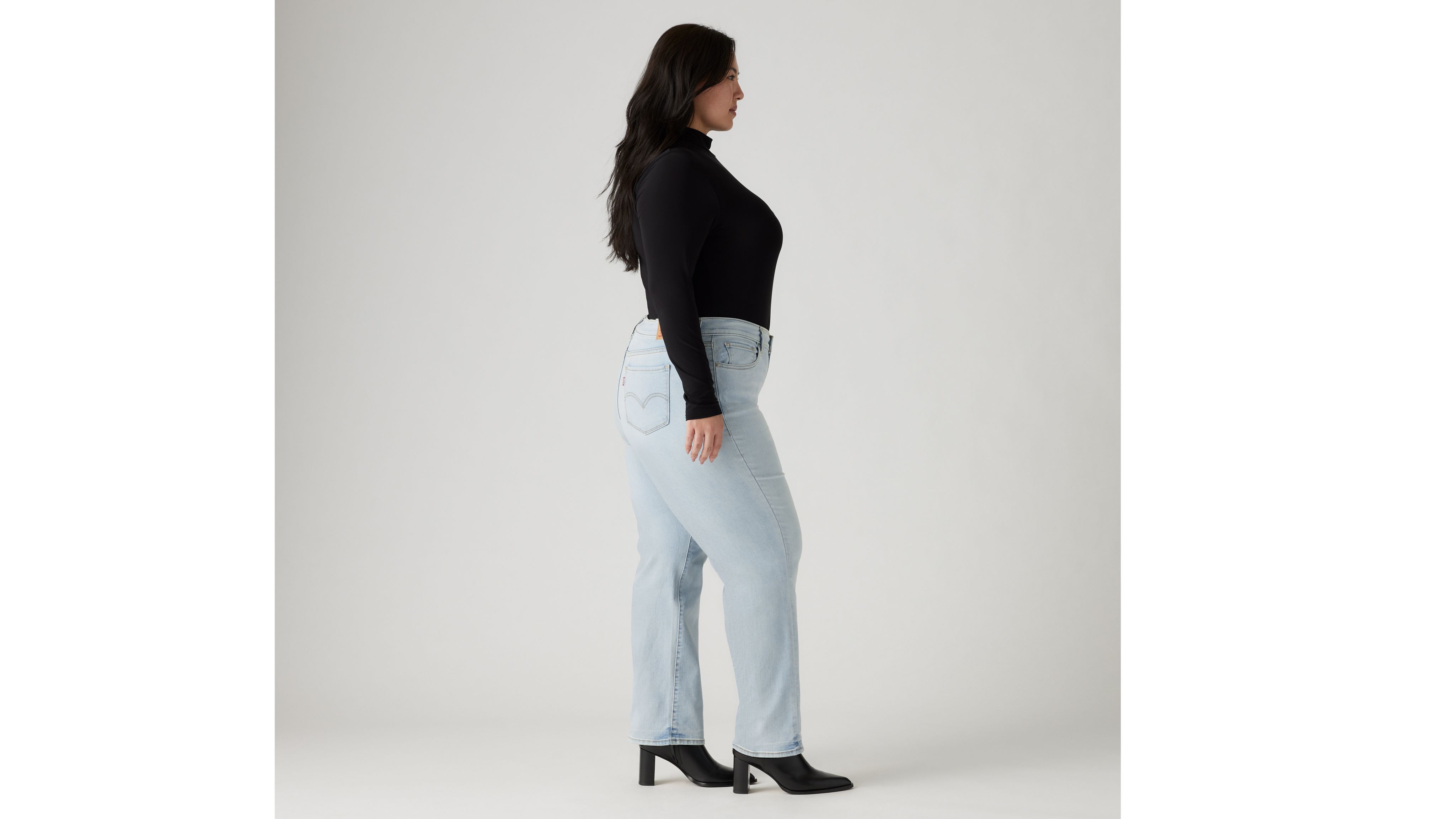Classic Straight Women's Jeans (Plus Size) 2