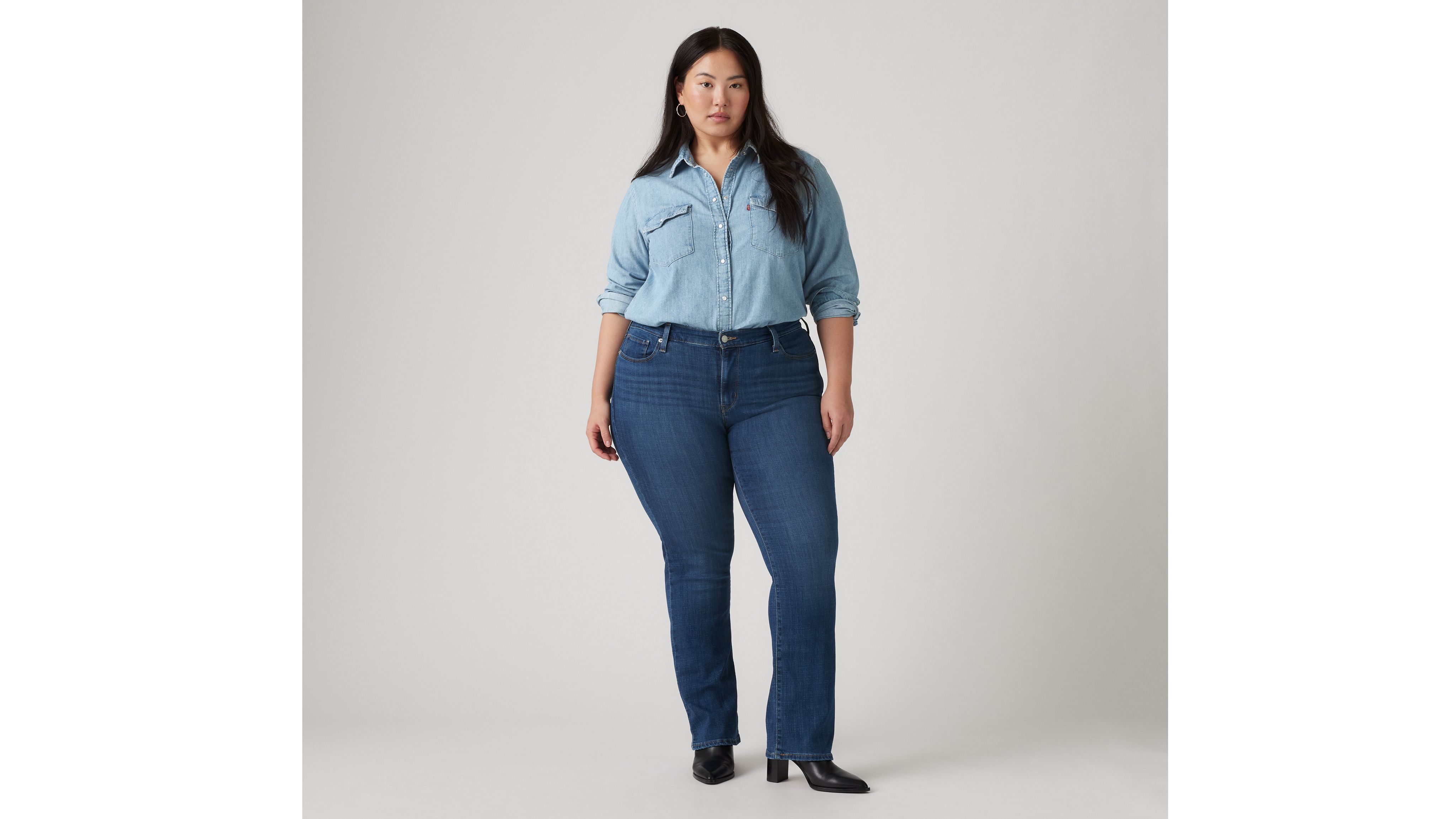 Classic Bootcut Women's Jeans (Plus Size)