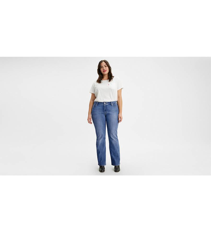 Woman Within Women's Plus Size Tall Flex-Fit Pull-On Bootcut Jean - 36 T,  Light Stonewash Blue at  Women's Clothing store