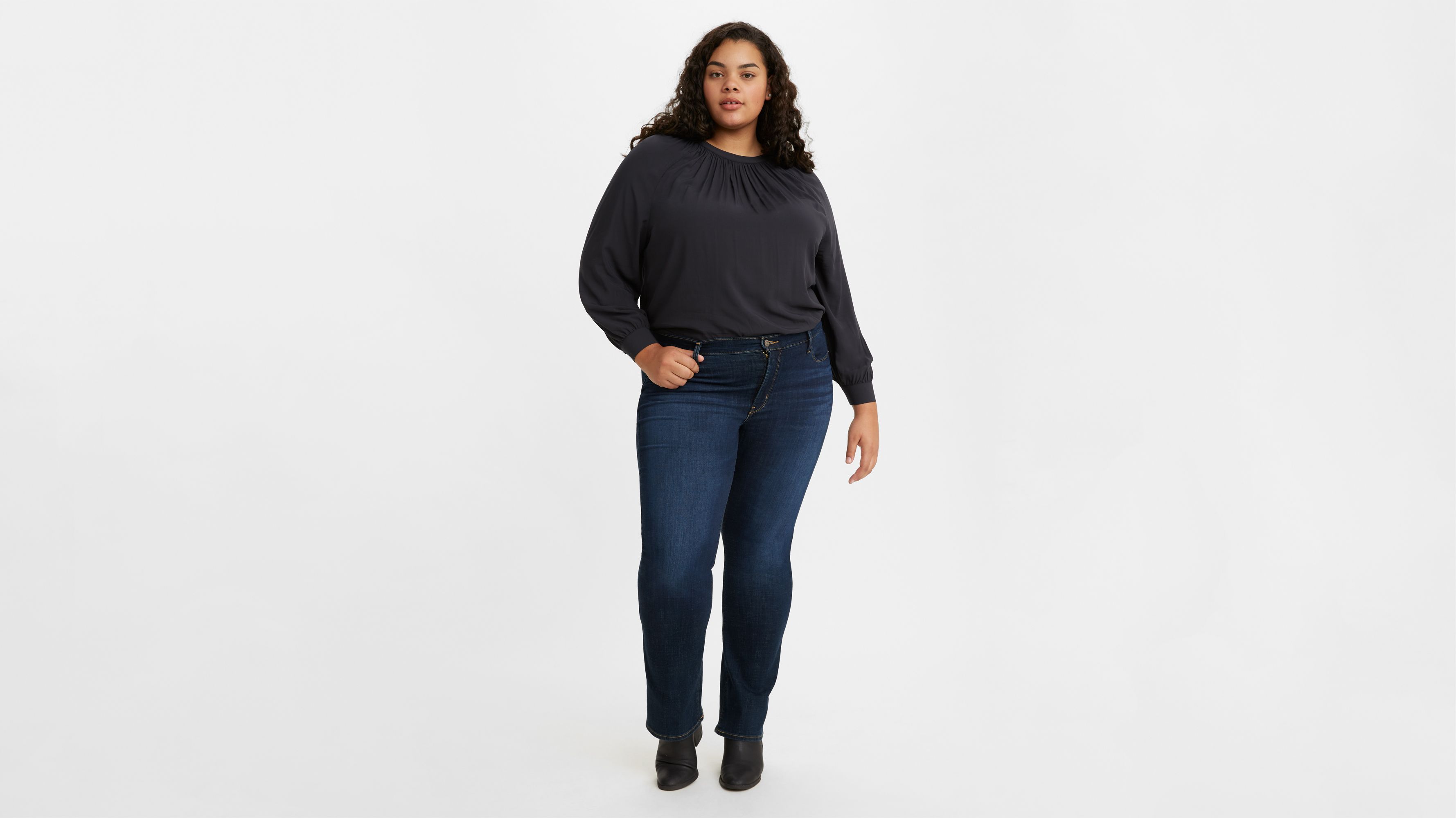 Levi's 415 relaxed store bootcut jeans plus