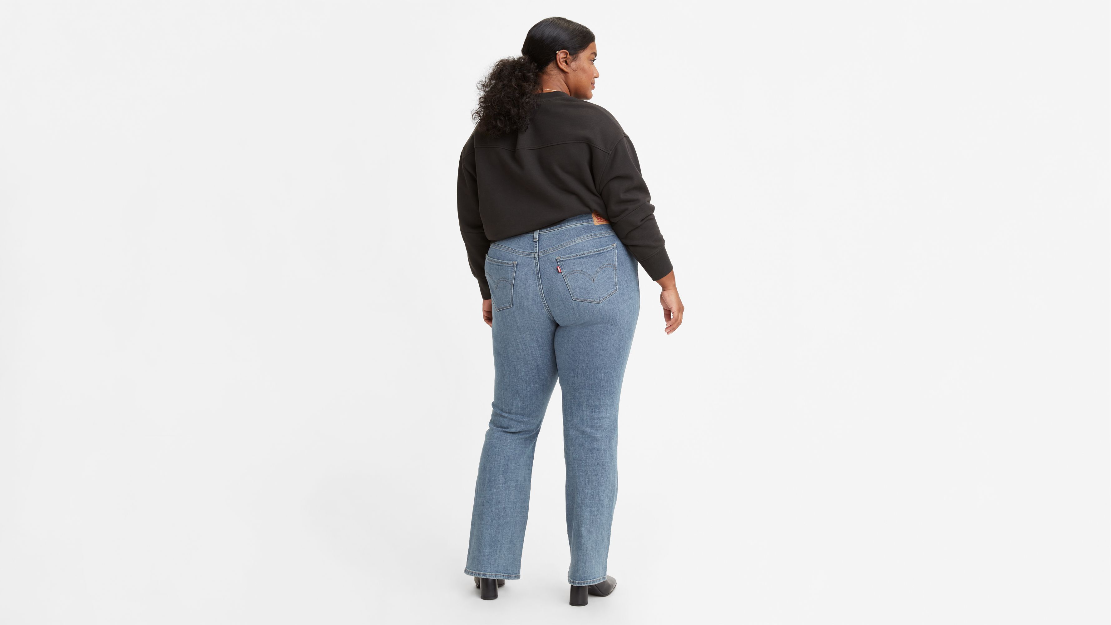 Classic Bootcut Women's Jeans (Plus Size) 3