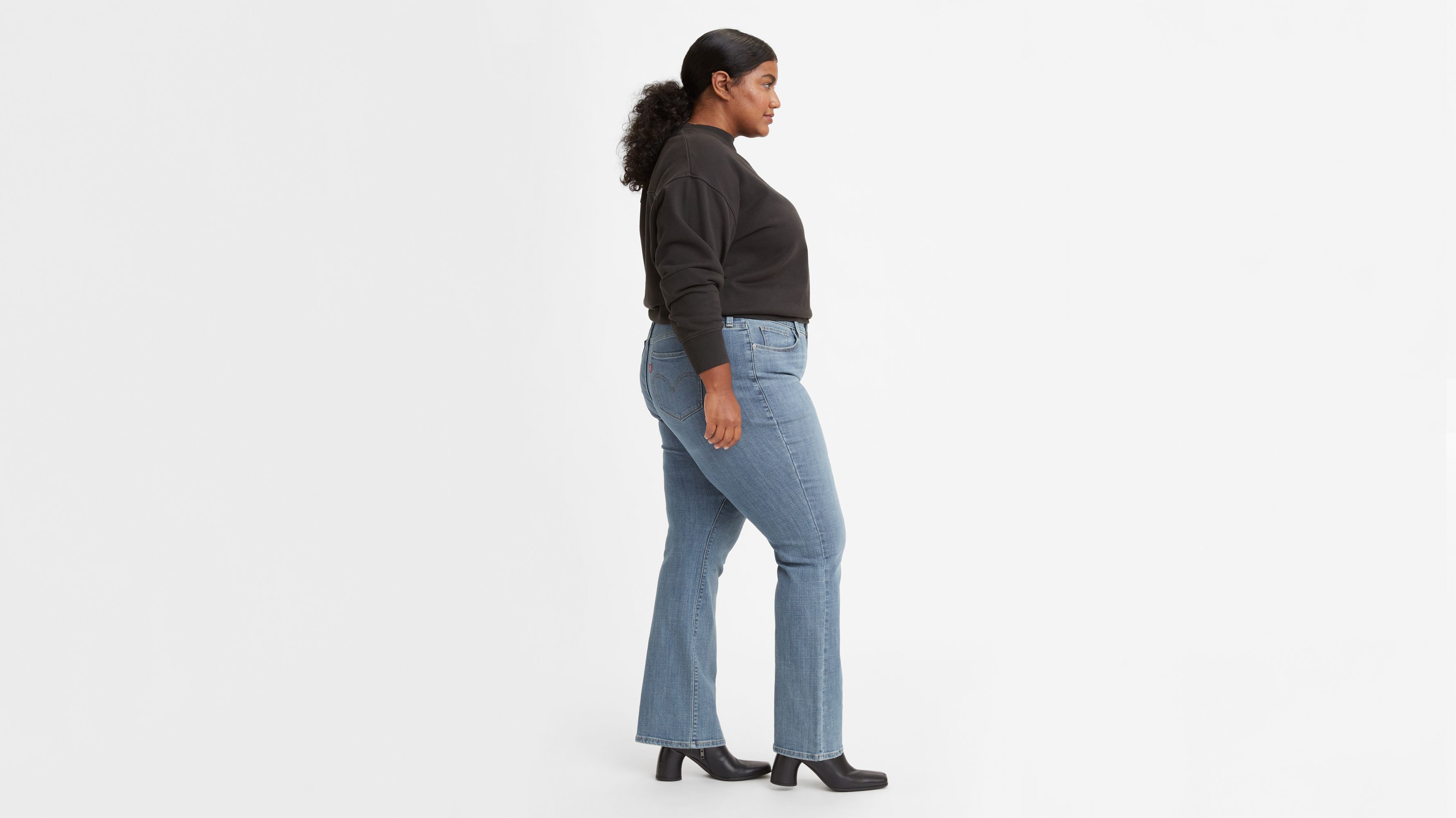 Classic Bootcut Women's Jeans (plus Size) - Dark Wash