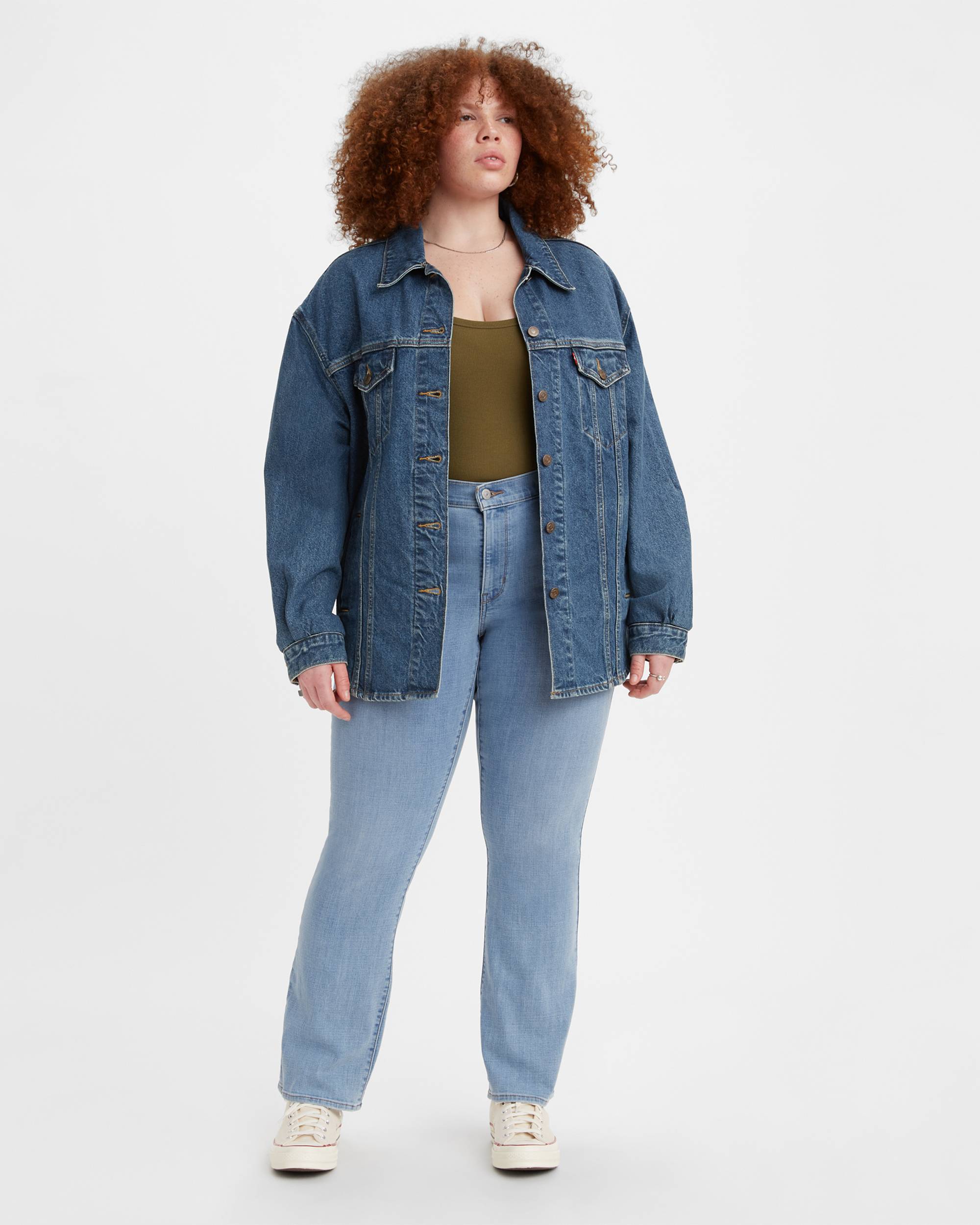 Classic Bootcut Women's Jeans (plus Size) - Light Wash Classic Bootcut Women's Jeans (plus Size) - Light Wash