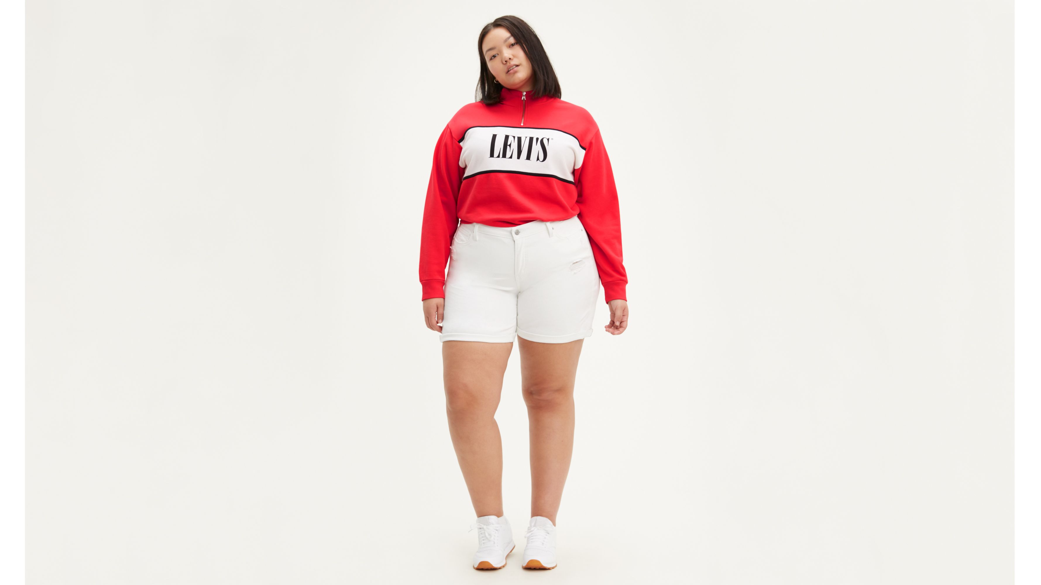 plus size levi shorts