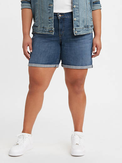 New Jean Women's Shorts (plus Size) - Dark Wash | Levi's® US