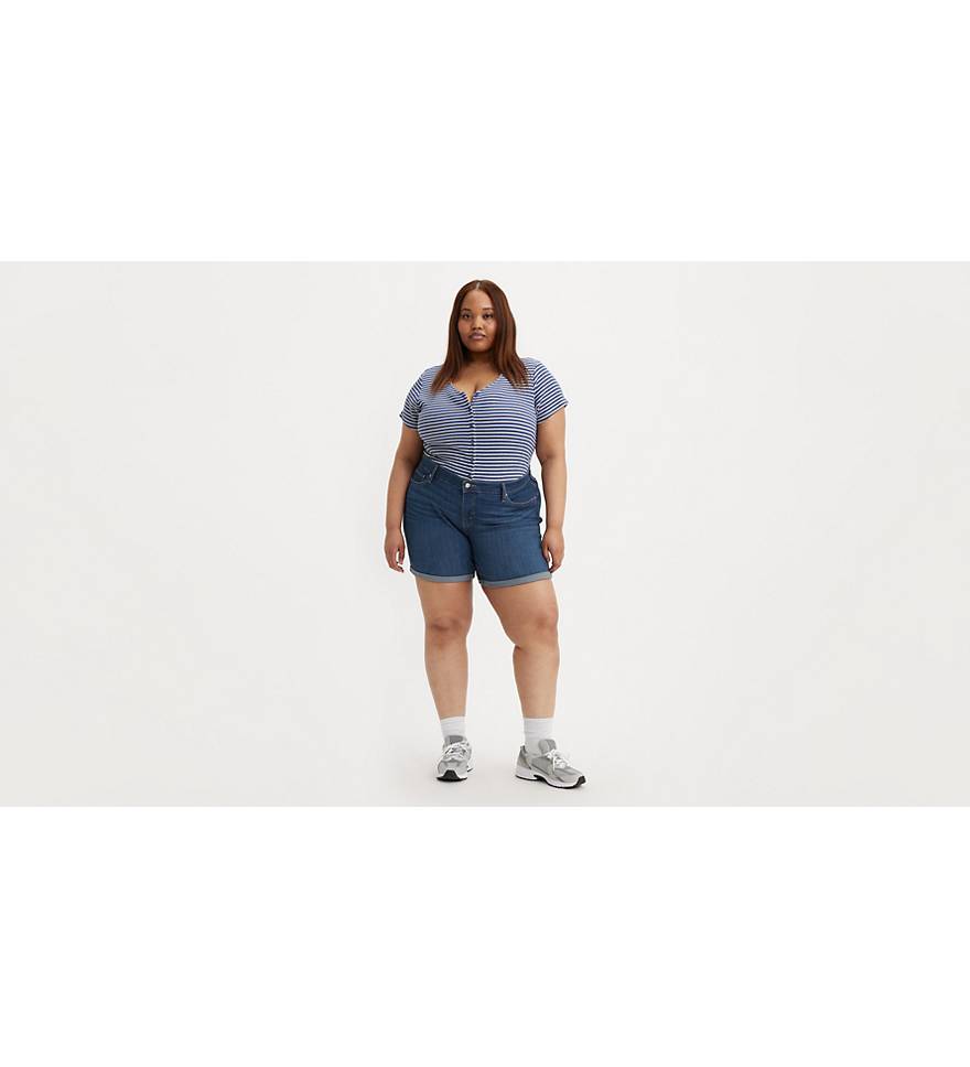 Mid Length Women's Shorts Size) - Medium Wash | Levi's® CA