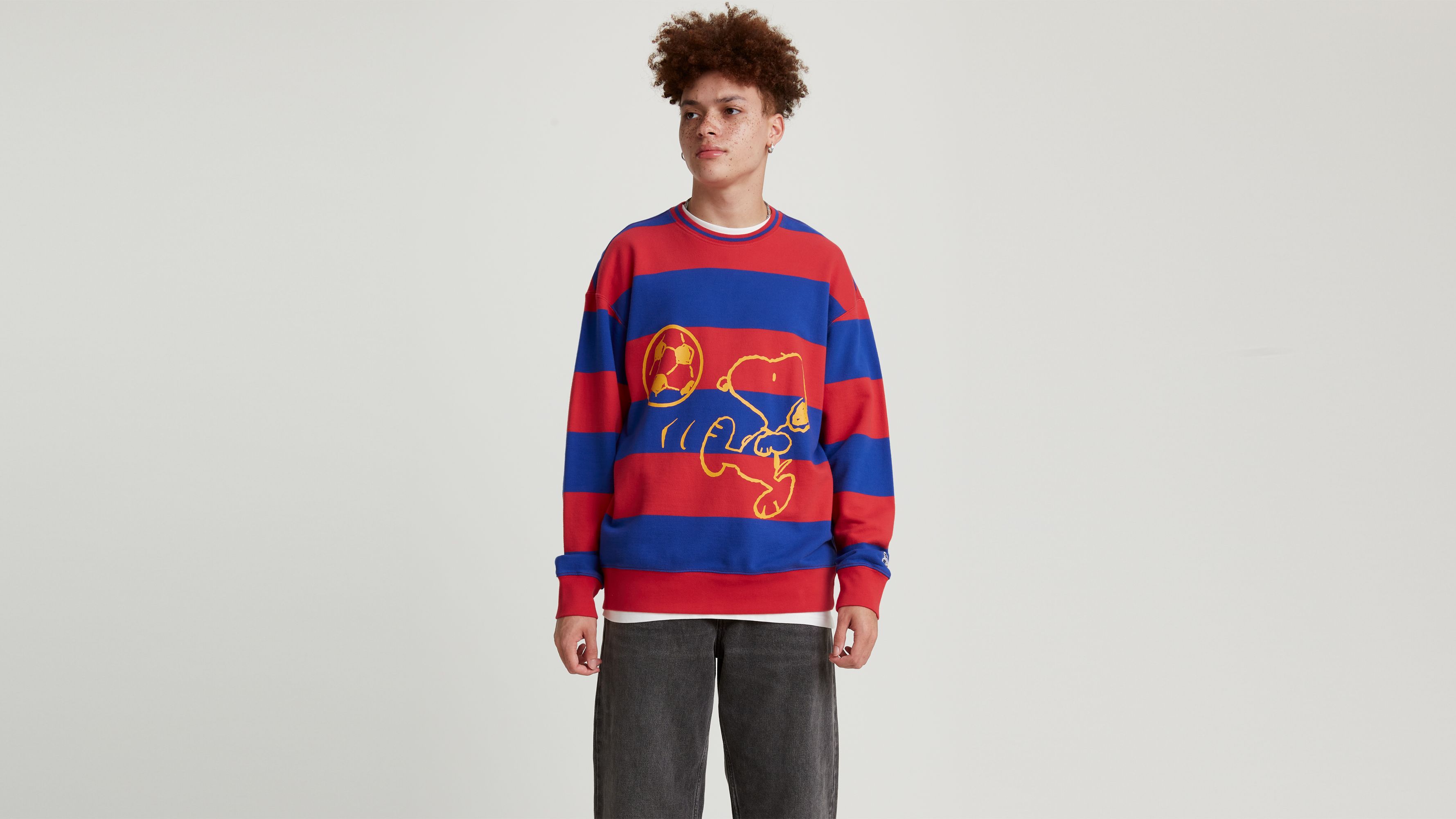 Levi's® X Peanuts Relaxed Crewneck Sweatshirt - Multi-color