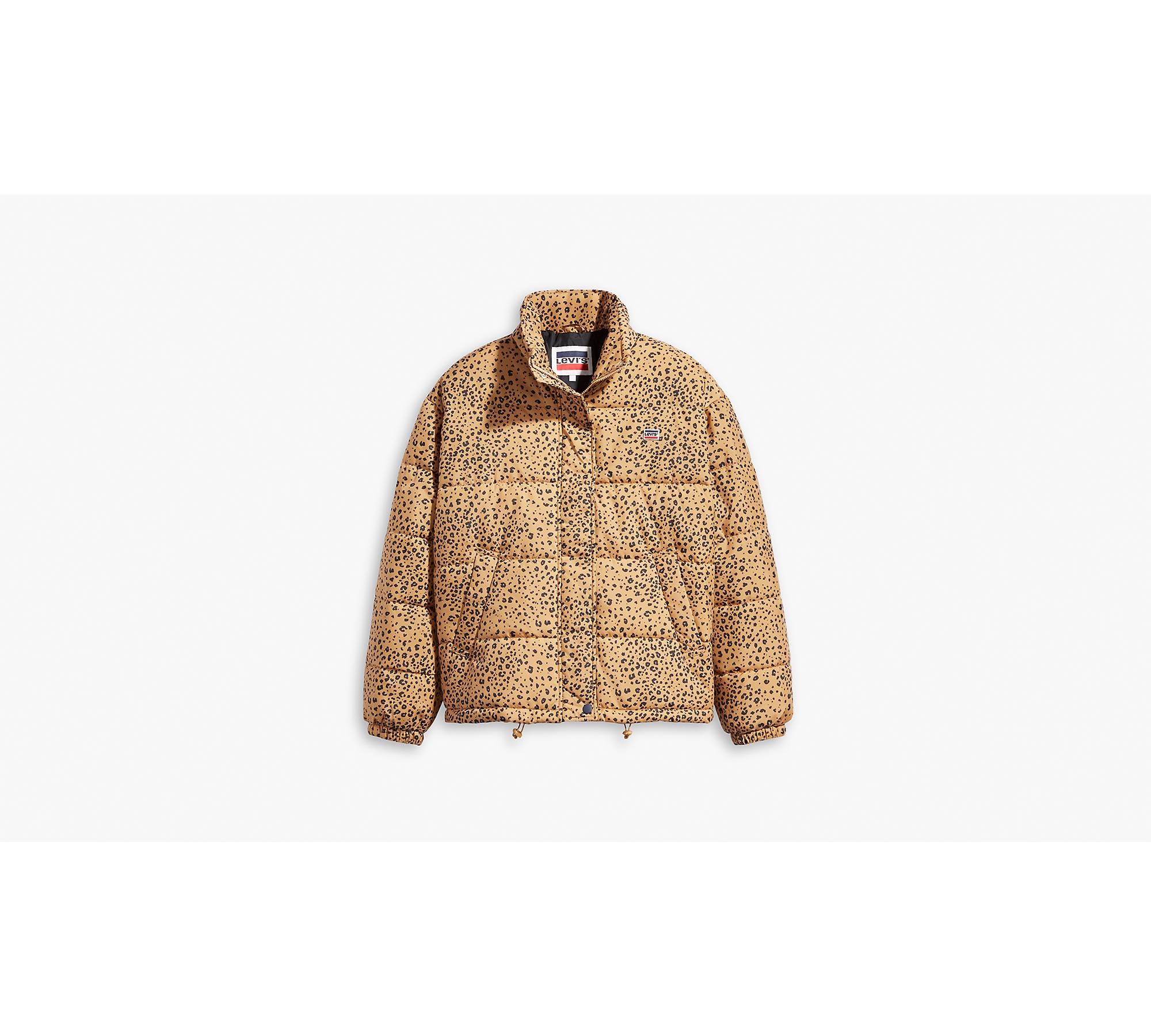 Sydney Short Puffer Jacket - Brown | Levi's® US