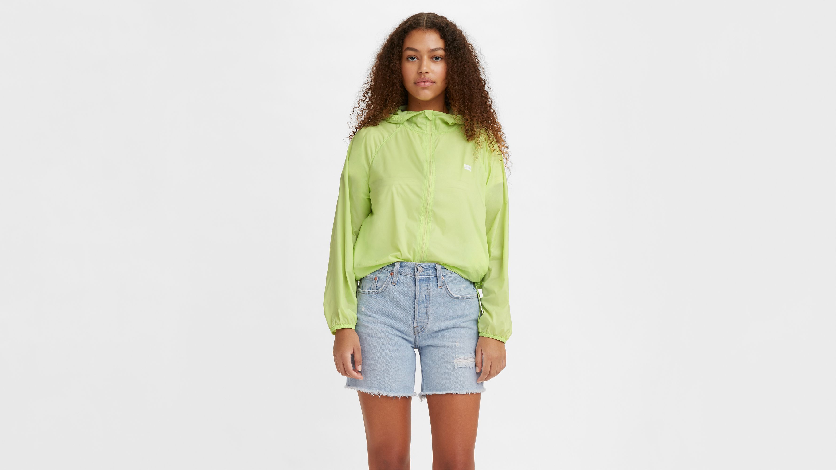 Lina Packable Windbreaker Jacket Green Levi's® CA