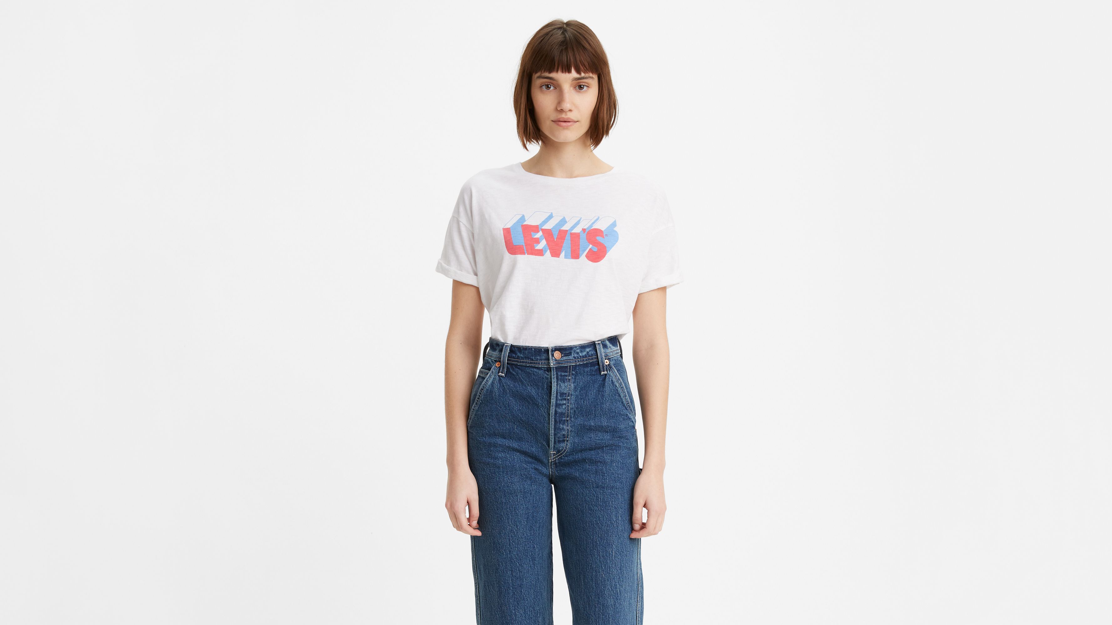 levis t shirt women's sale