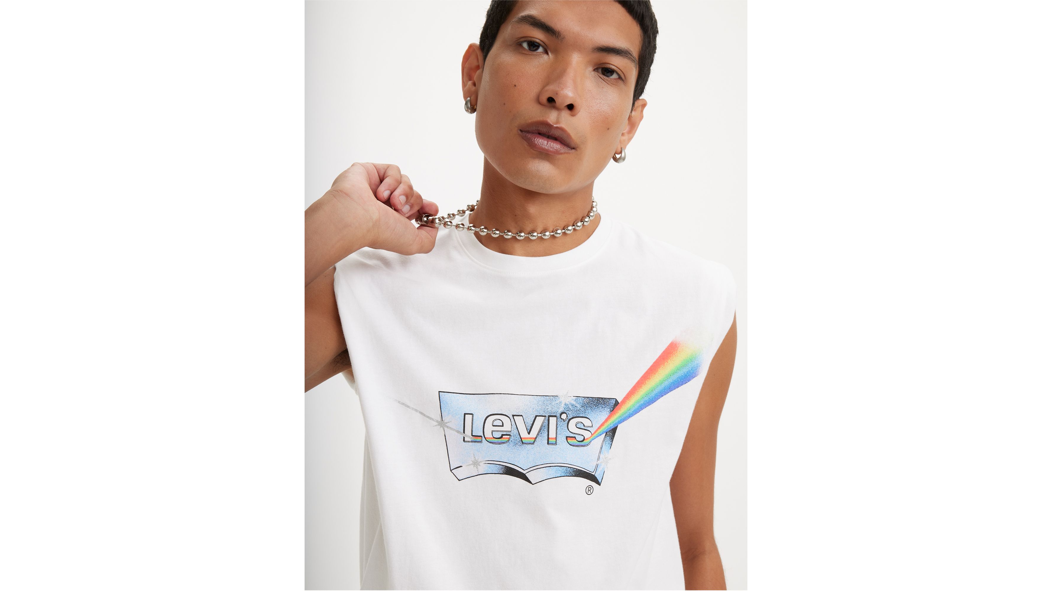 Levis deals rainbow shirt