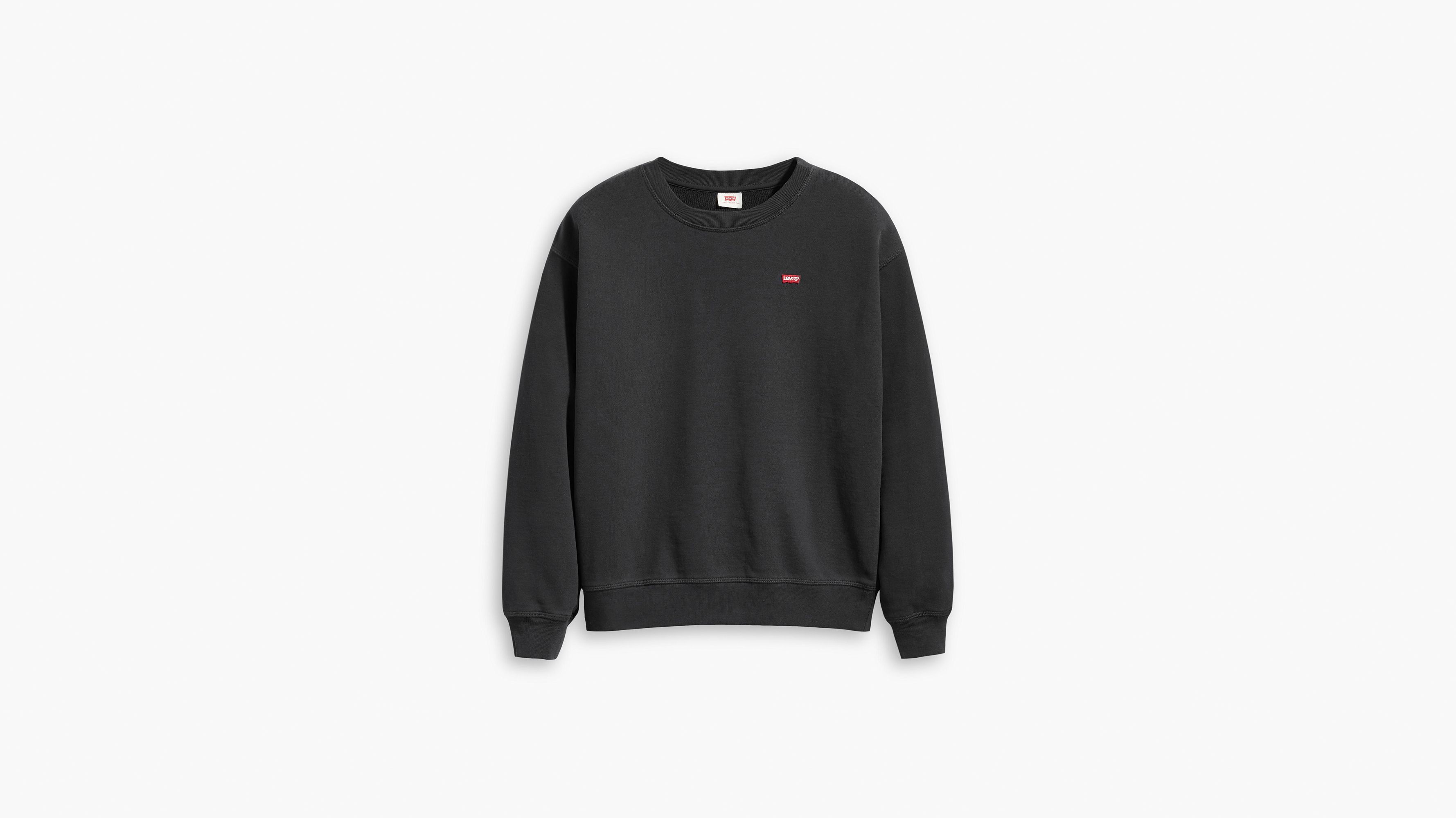 Supreme Small Box Raglan Crewneck Black