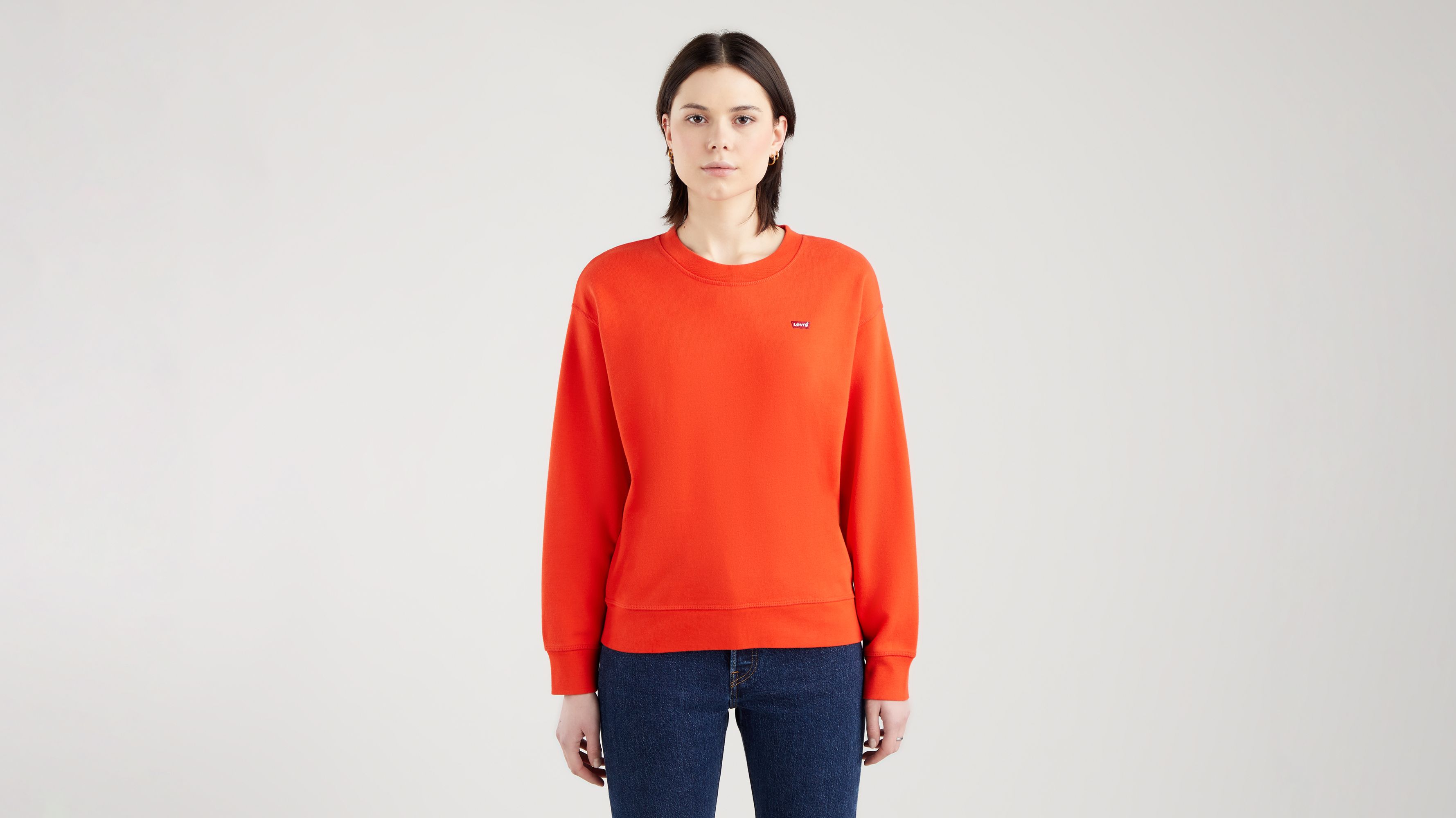 Standard Crewneck Sweatshirt - Orange | Levi's® AD