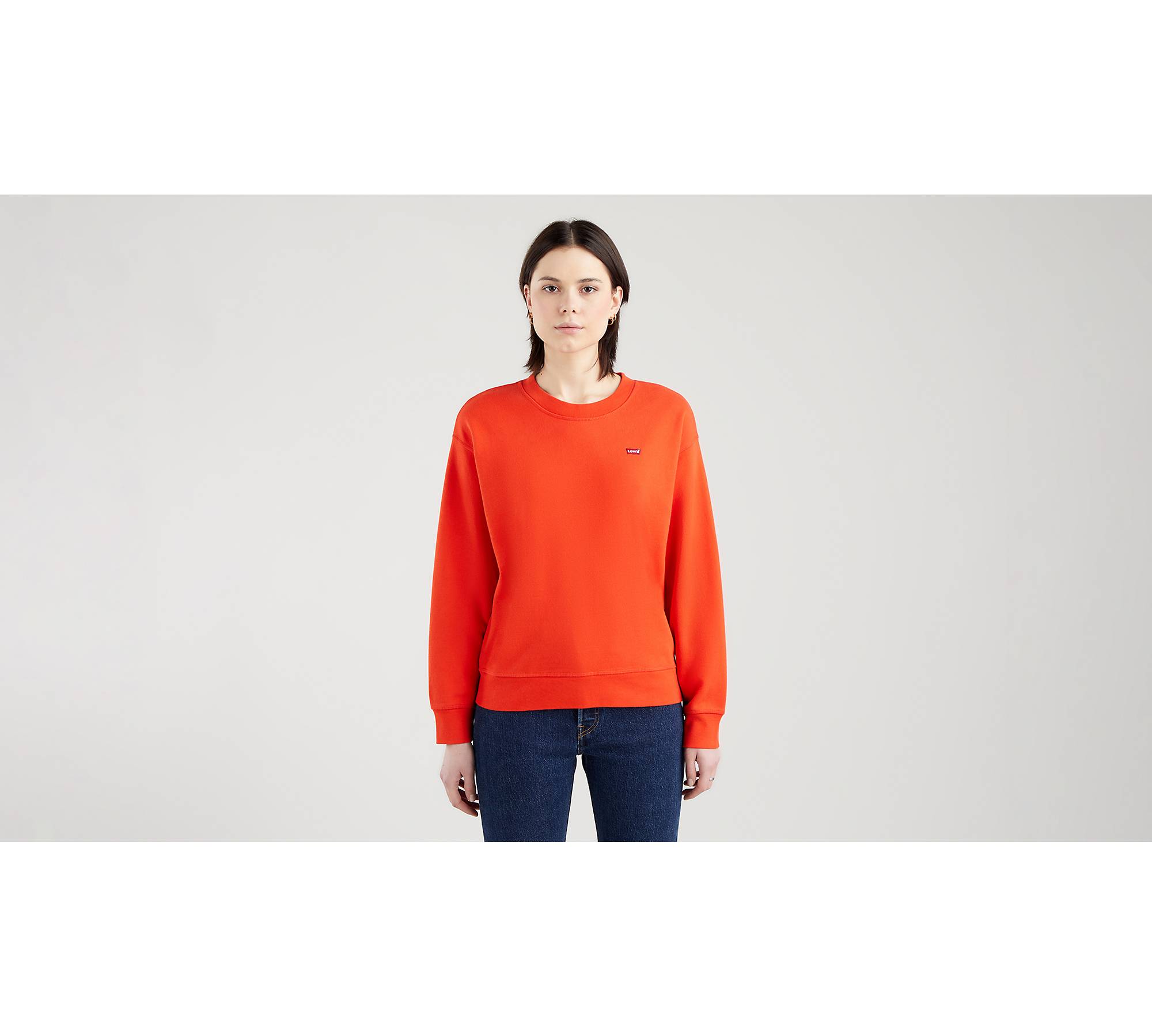 Standard Crewneck Sweatshirt - Orange | Levi's® IS