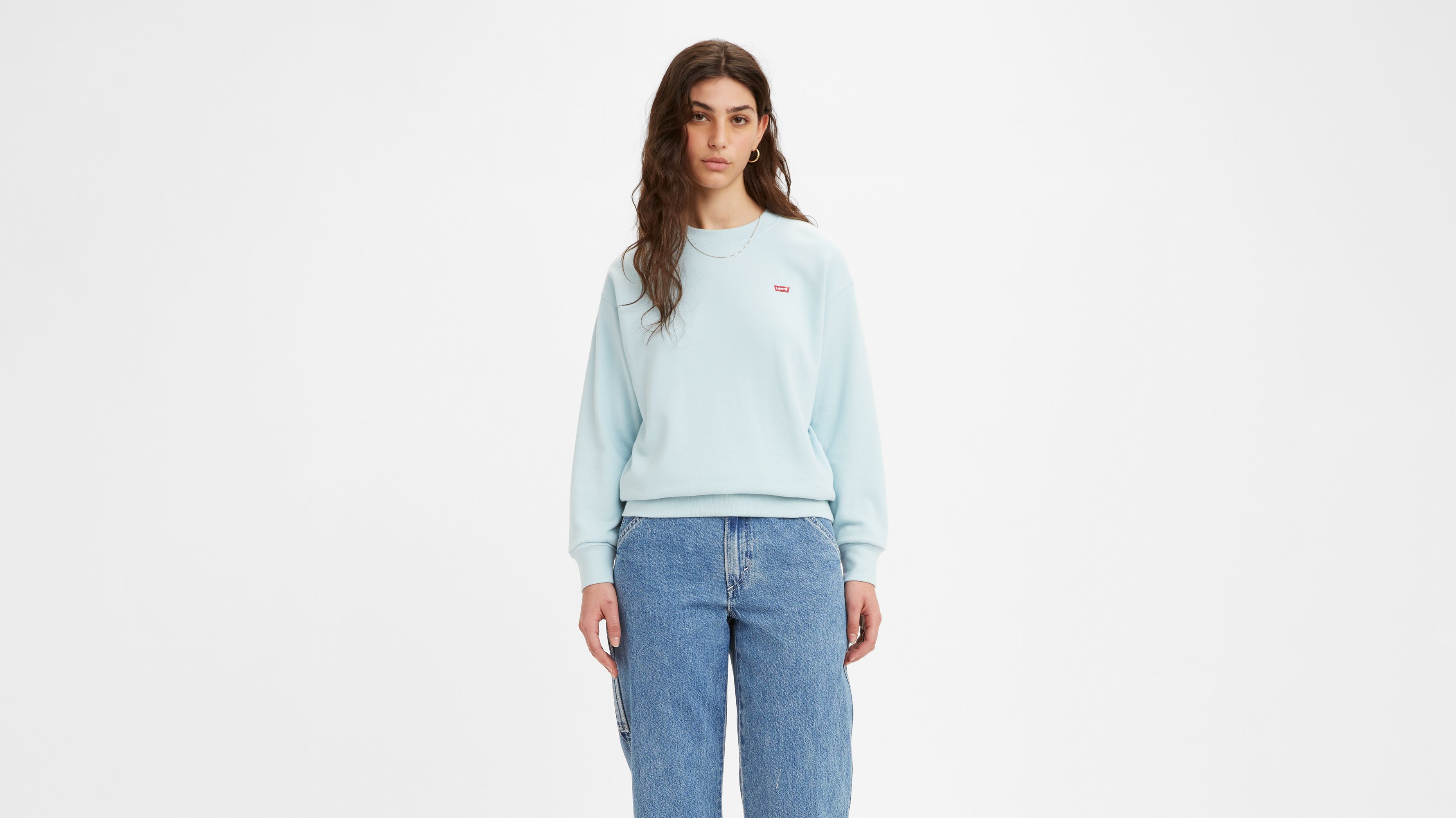 Standard Crewneck Sweatshirt Blue Levi s IT