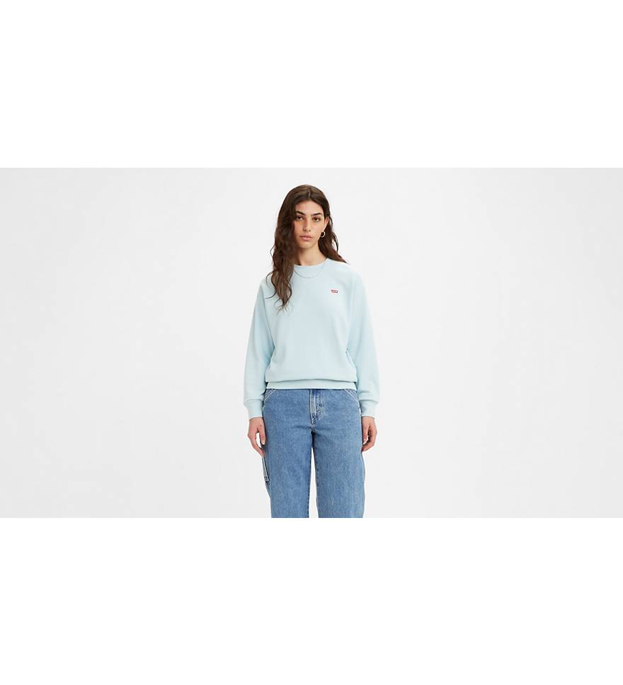 Standard Crewneck Sweatshirt - Blue | Levi's® CA