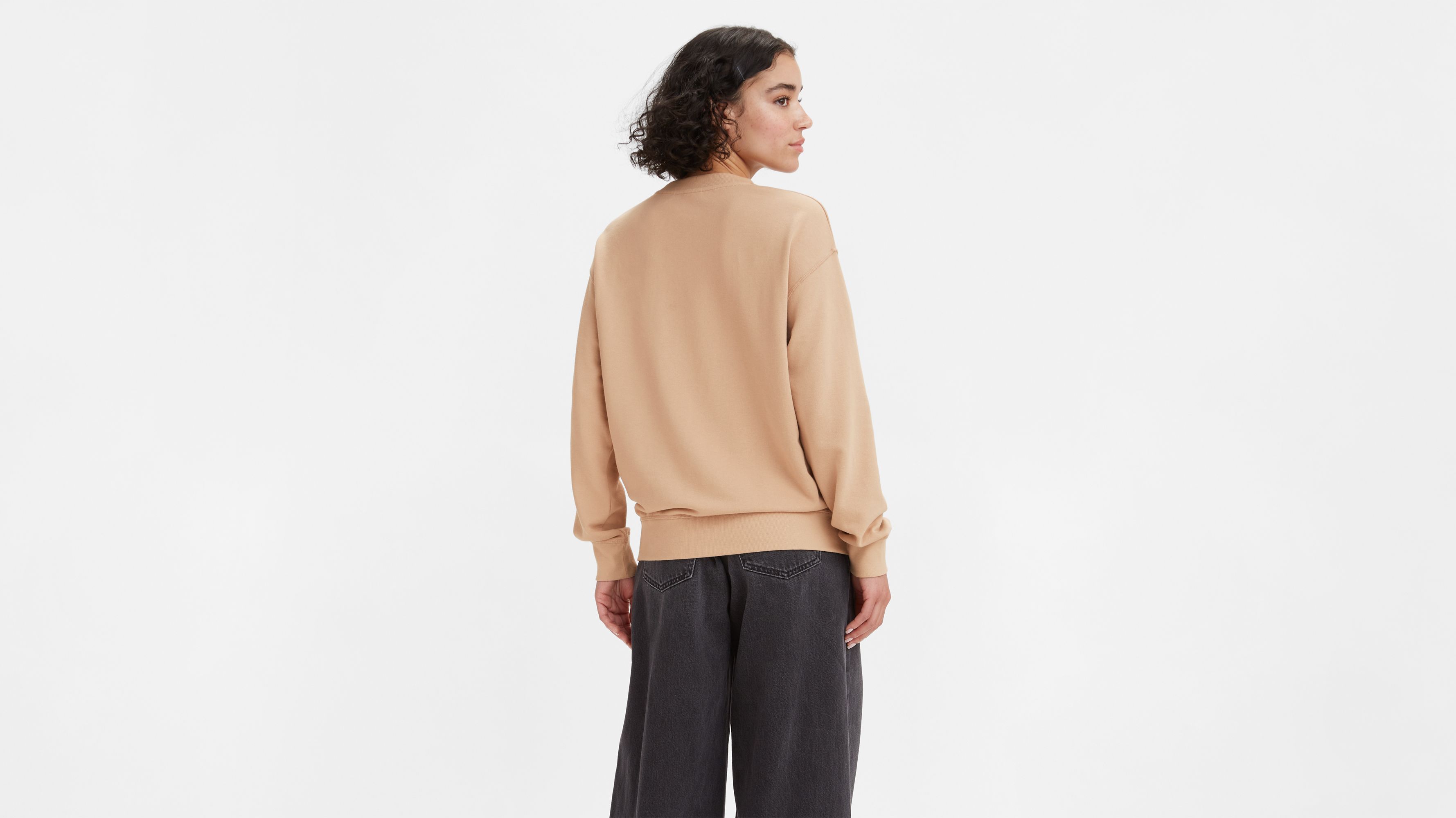 Sudadera Básica Con Cuello Redondo Rewind Para Mujer