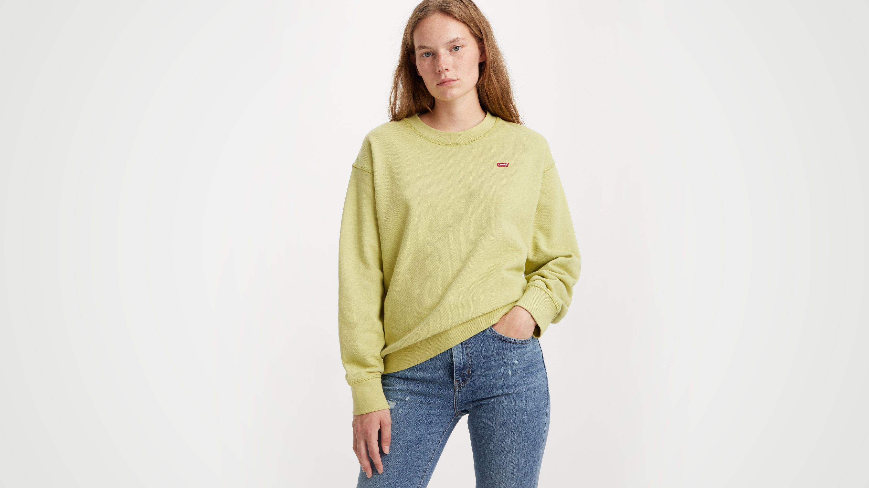 Levis best sale yellow sweatshirt