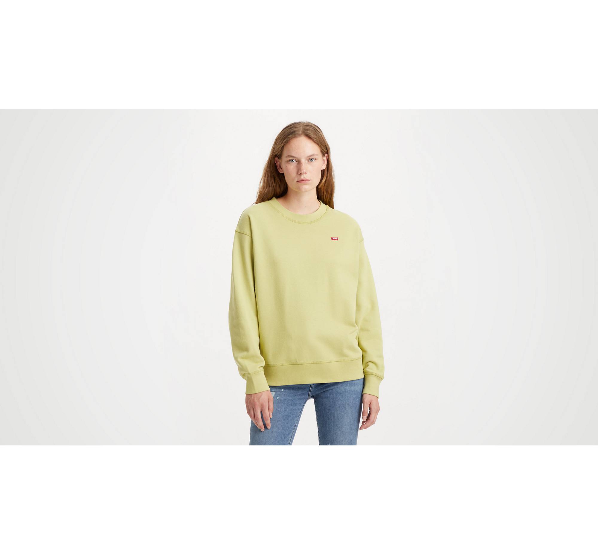 Standard Crewneck Sweatshirt - Green | Levi's® KZ