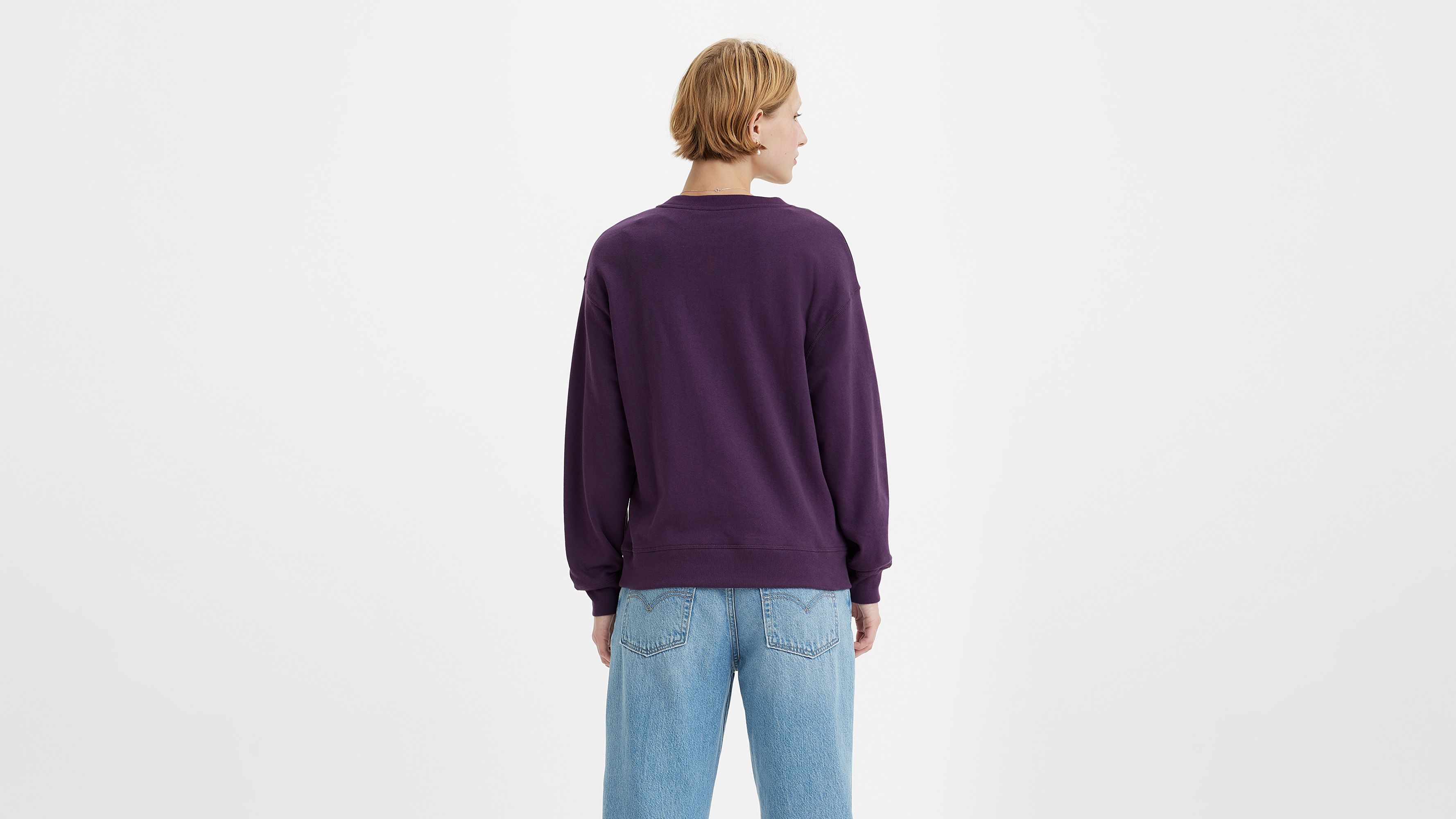 Standard Fit Sweatshirt mit Rundhalsausschnitt 2