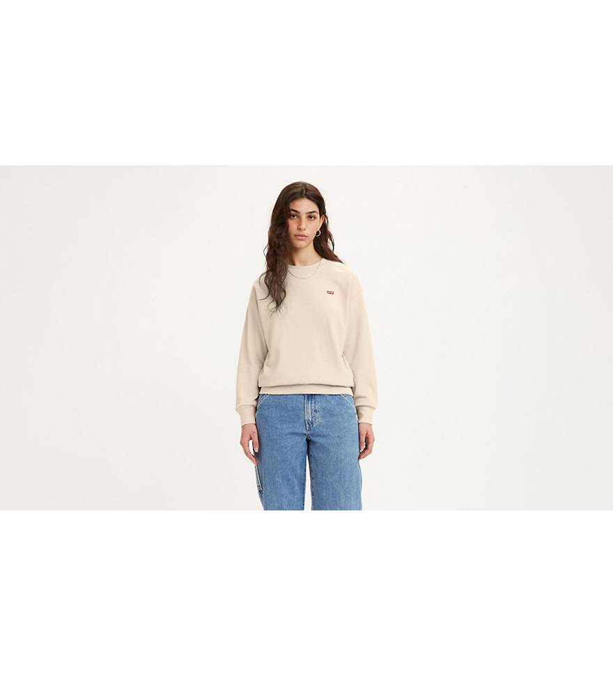 Standard Crewneck Sweatshirt - Cream | Levi's® GB