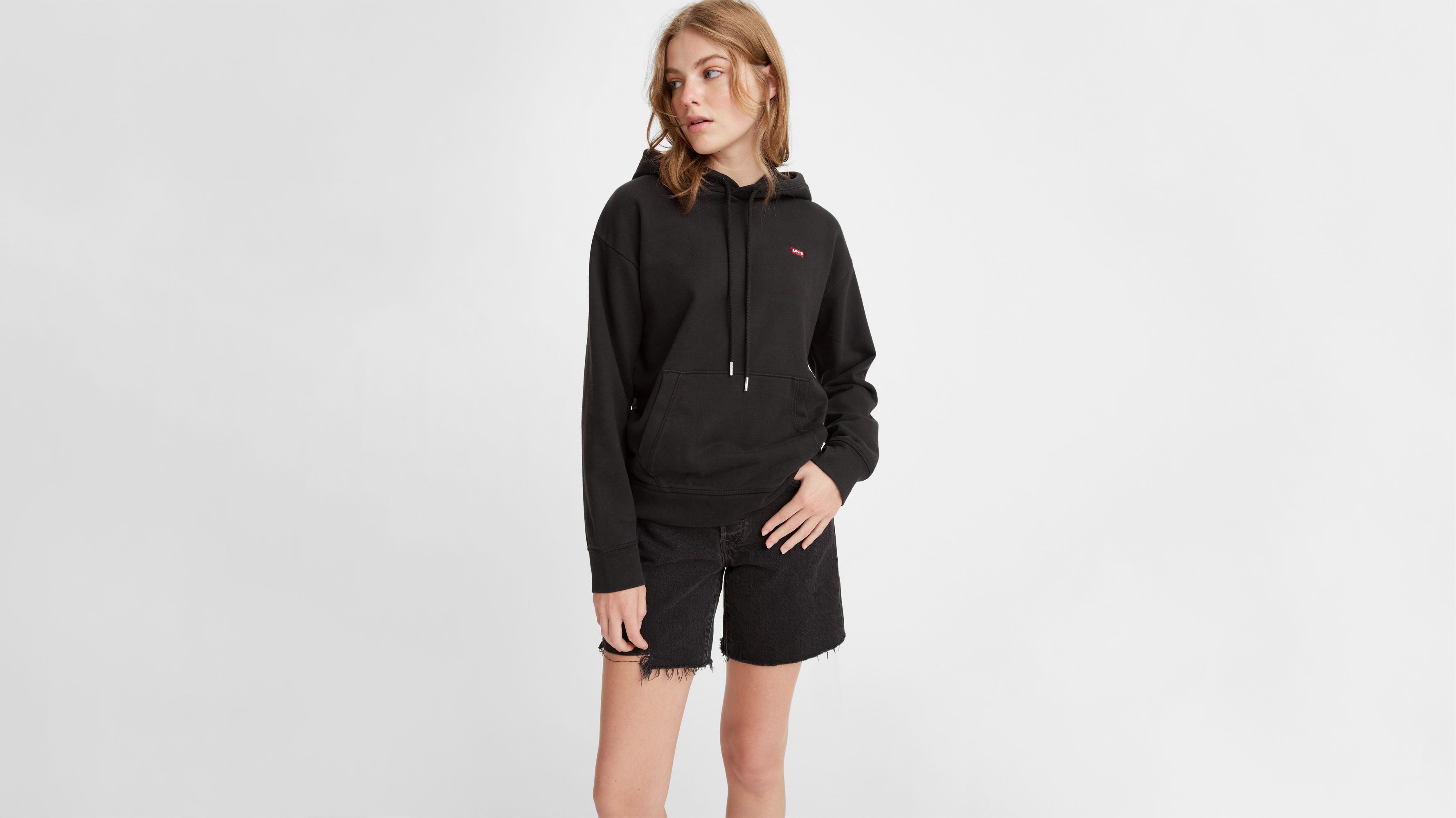 Levi's womens 2025 black hoodie