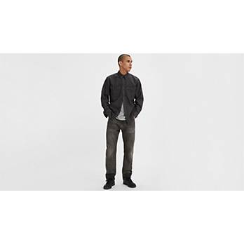 551™ Z Authentic Straight Fit Men's Jeans - Black | Levi's® US