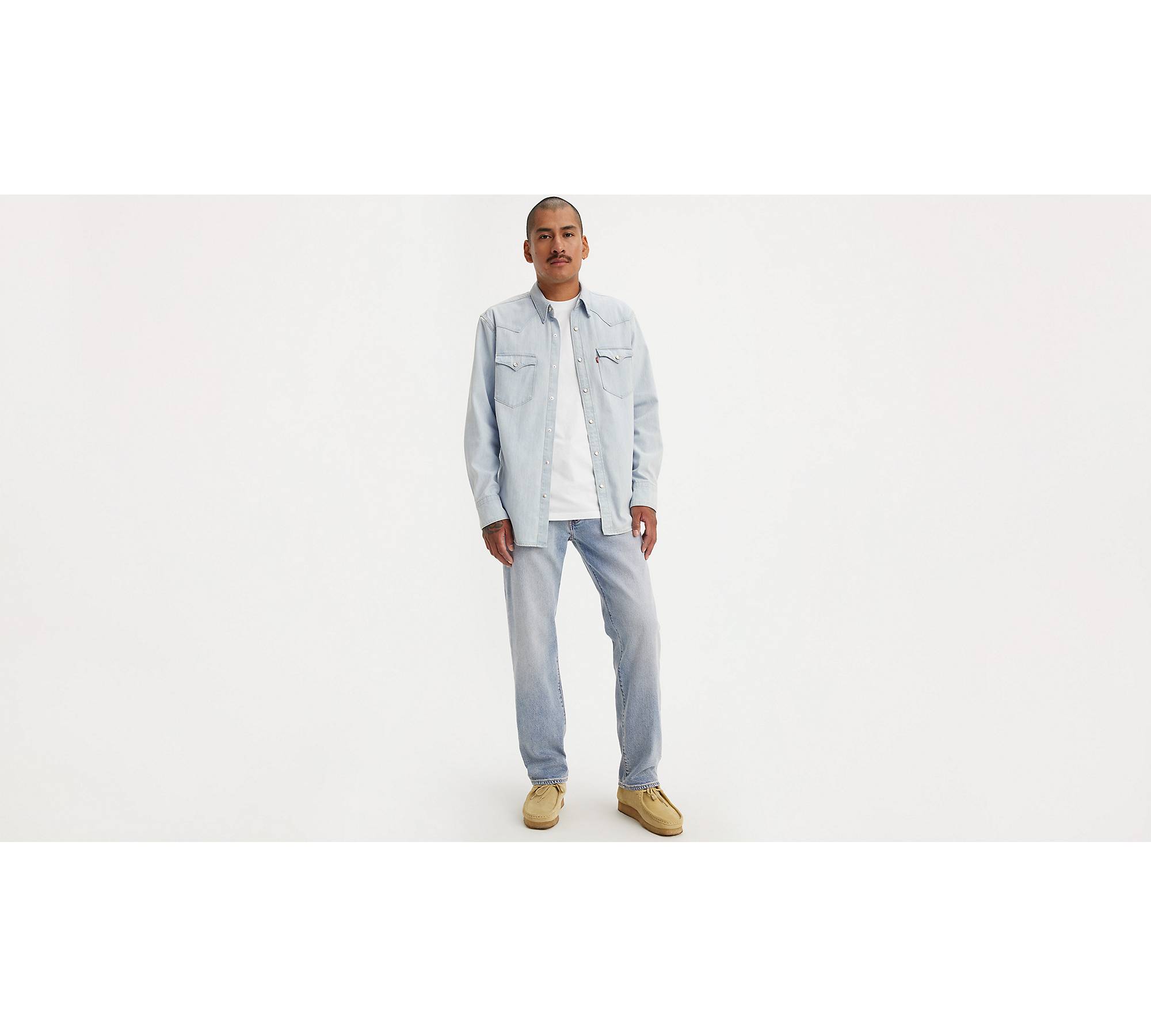 551™ Z Authentic Straight Fit Men's Jeans - Light Wash | Levi's® US