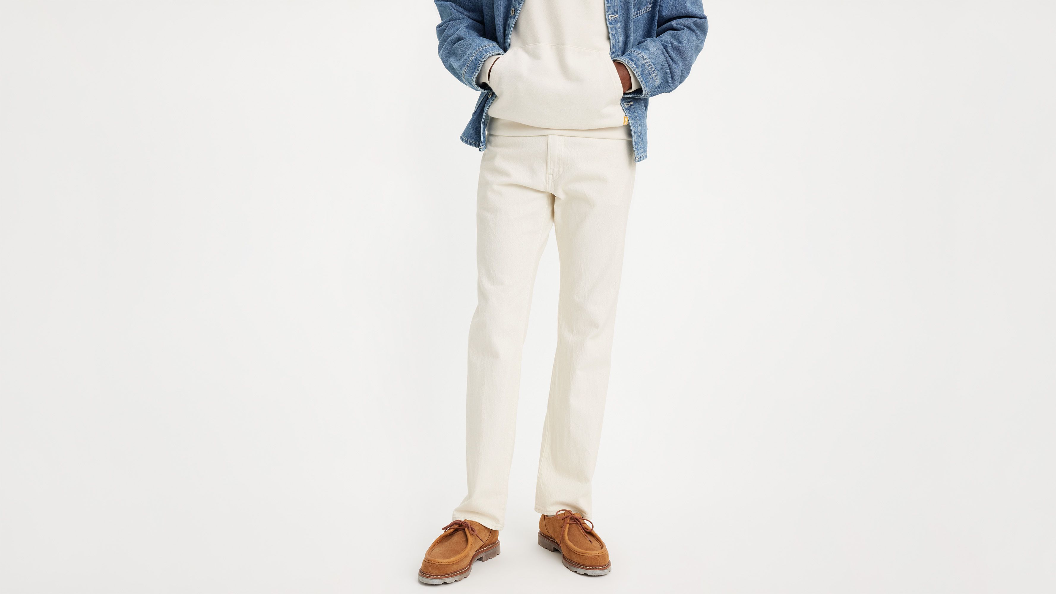 551™ Z Authentic Straight Jeans Cream Levi's® GB