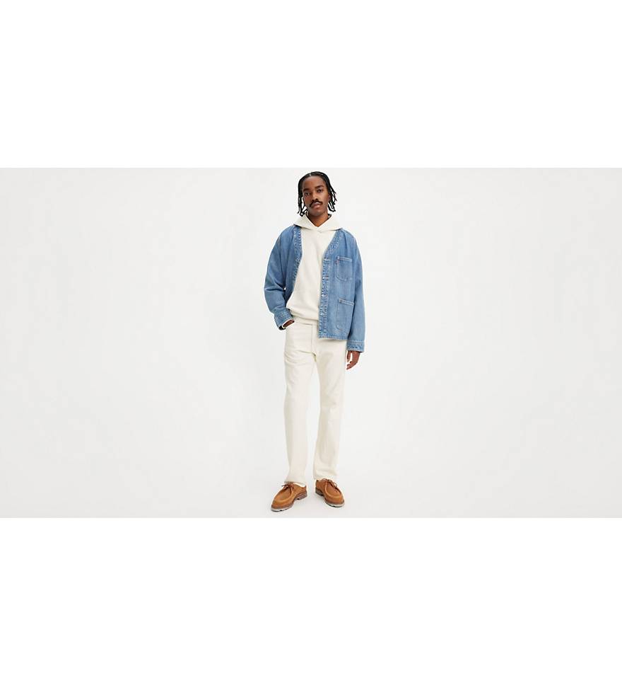 551™ Z Authentic Straight Jeans - Beige | Levi's® GB