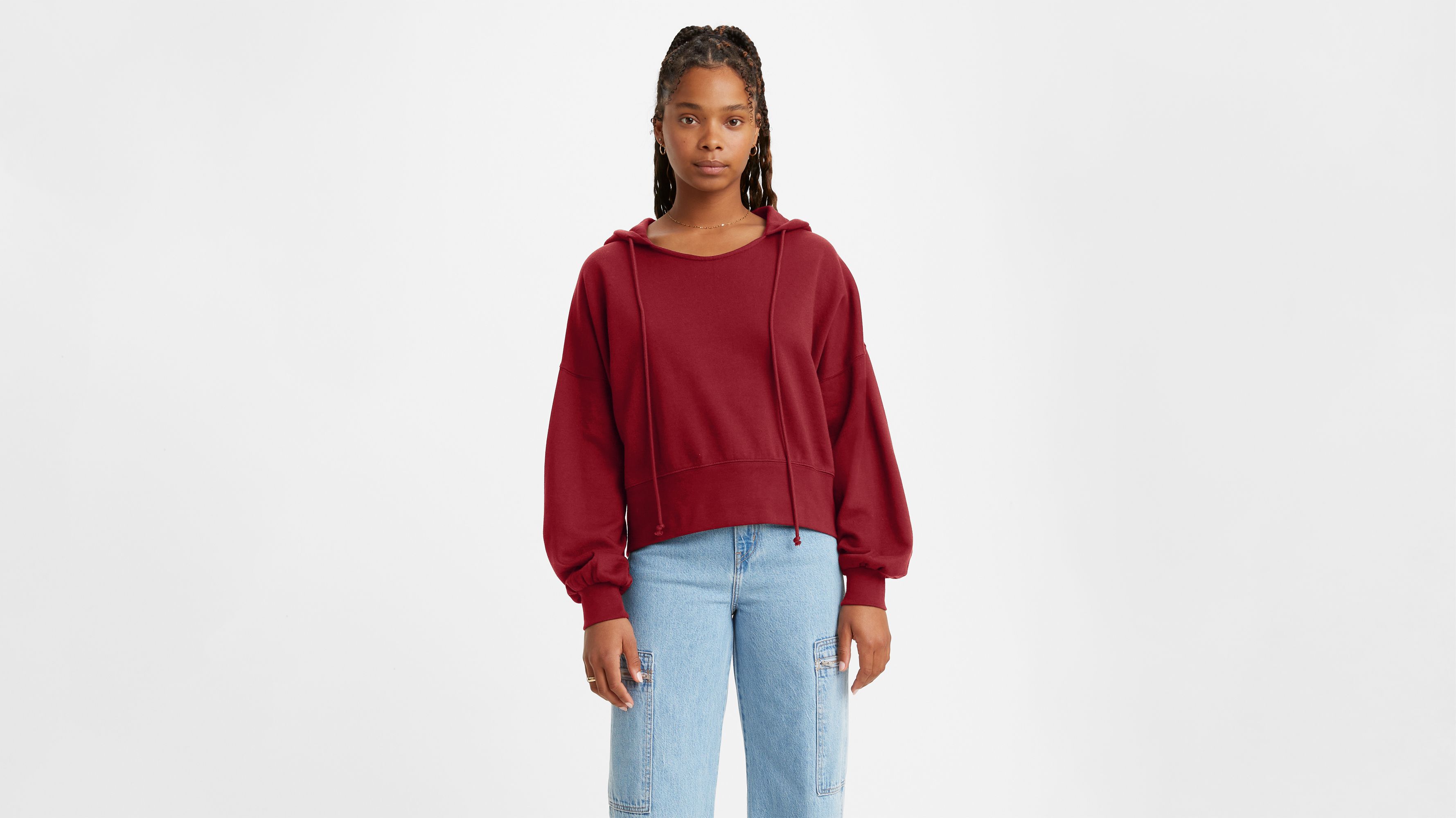 levi's red sweater