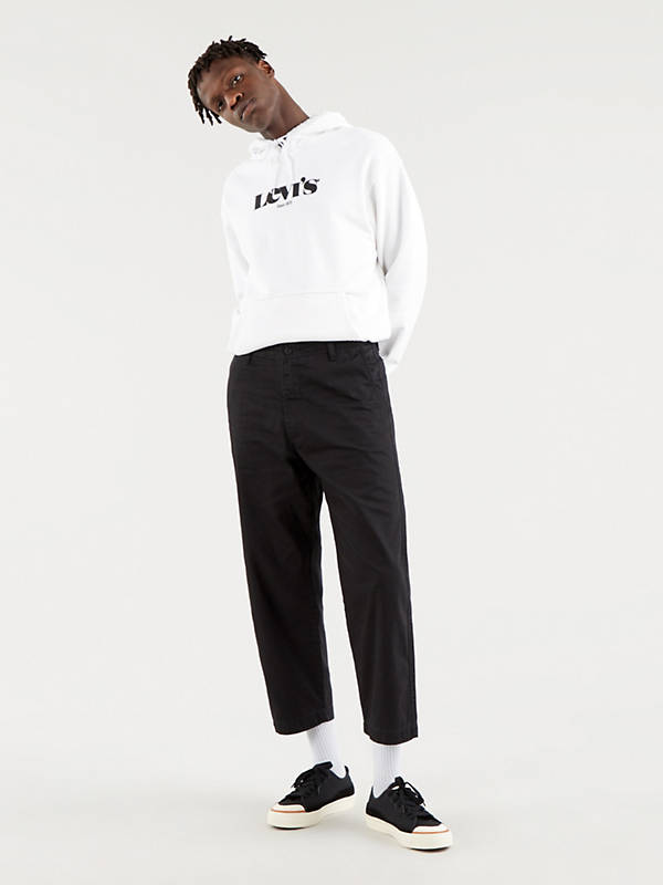 Levi’s® Xx Stay Loose Crop Chino - Black | Levi's® AT