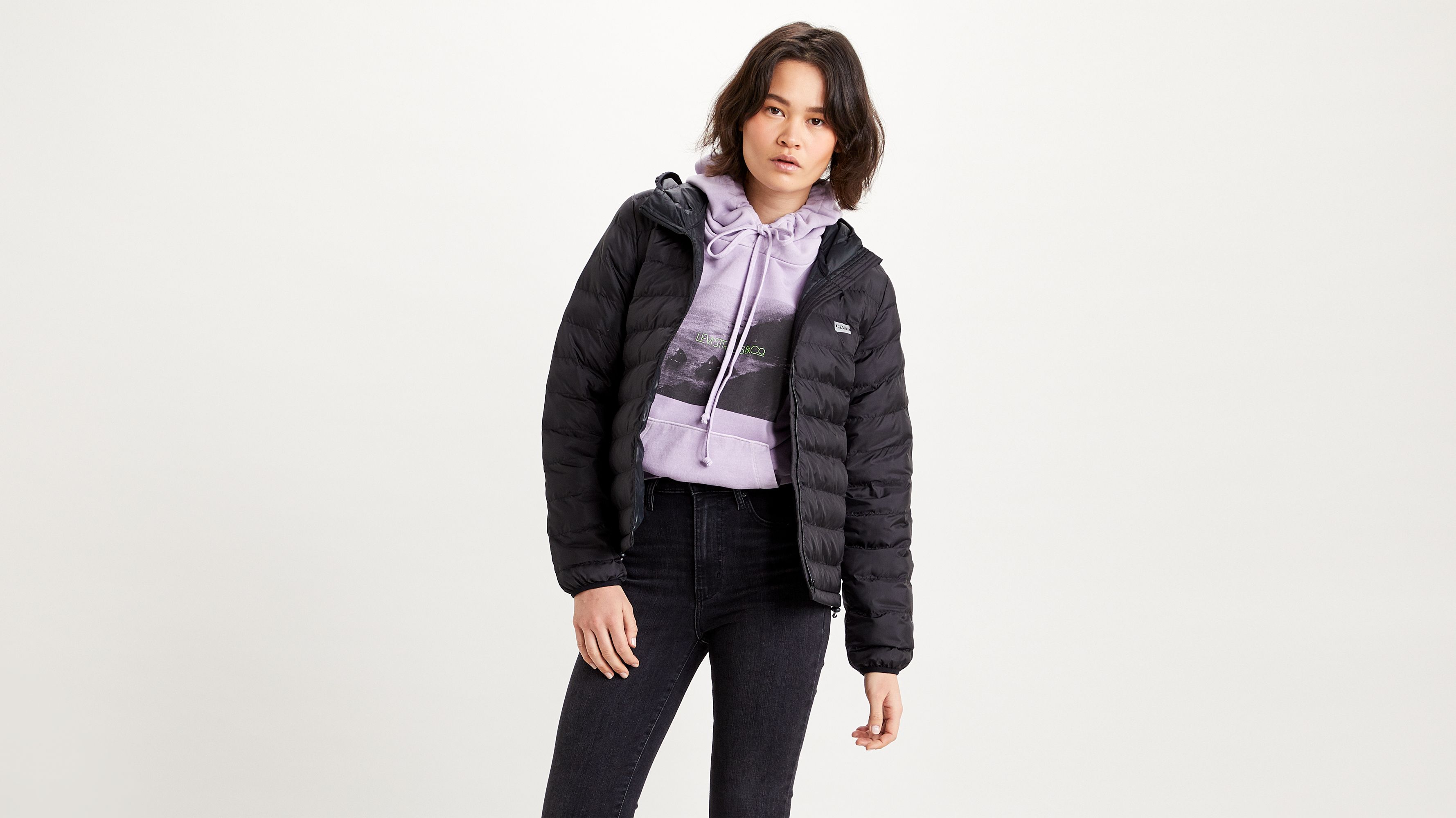 Nora packable hot sale jacket levis