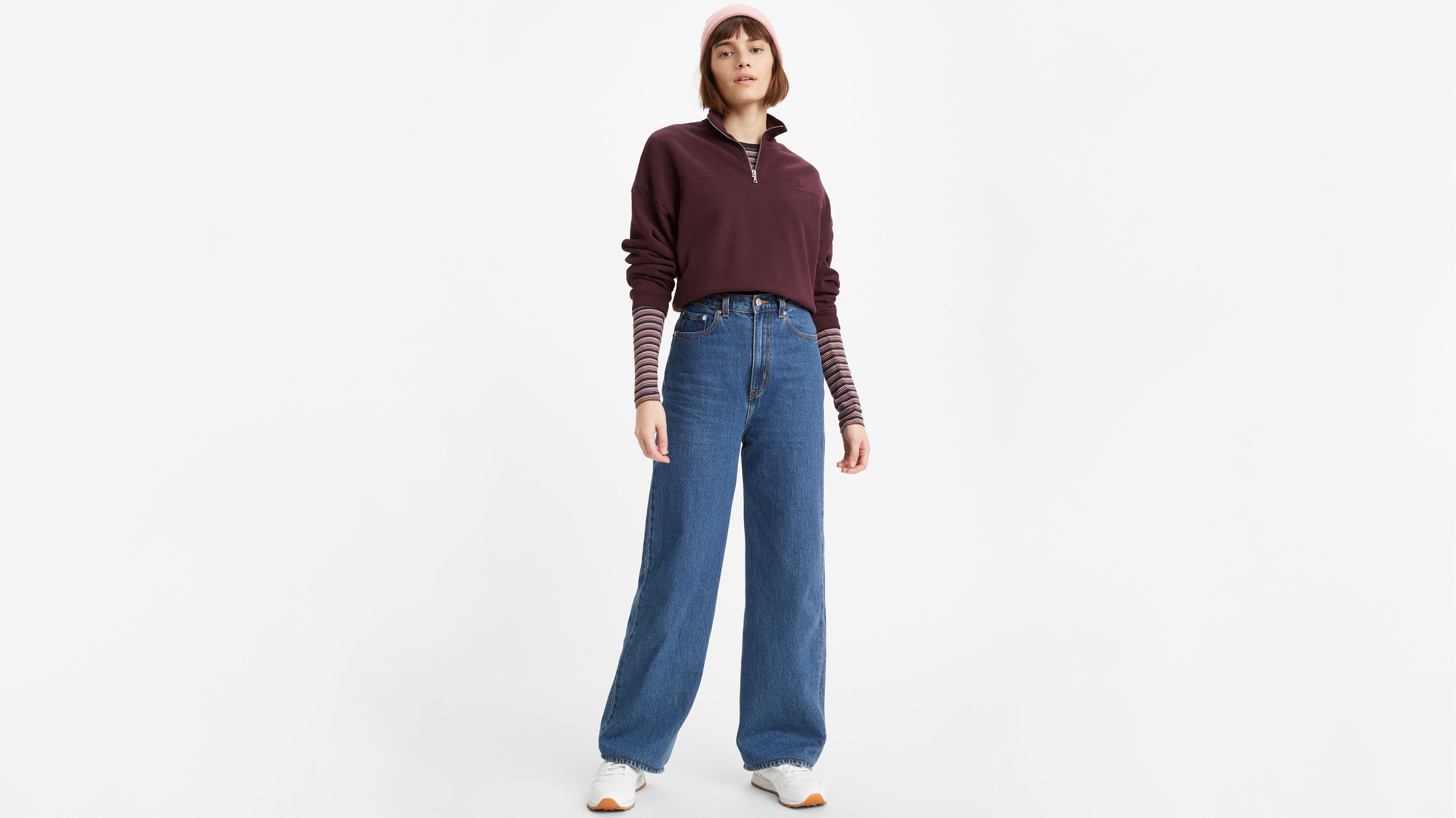 levi's high loose cottonized hemp women's jeans