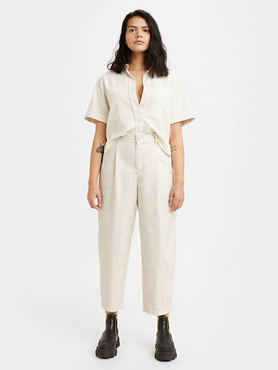 Utility Pleated Balloon Trousers - Neutral | Levi's® GB